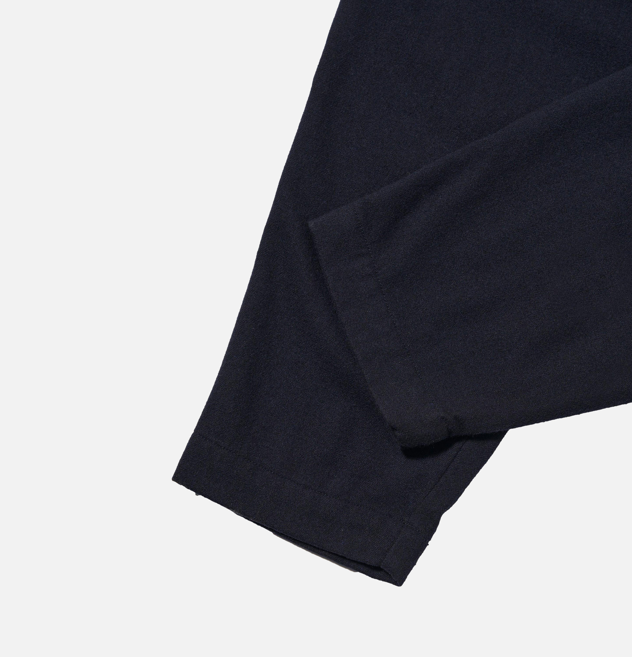 Universal Works Pleated Track Pant Wool Dark Navy