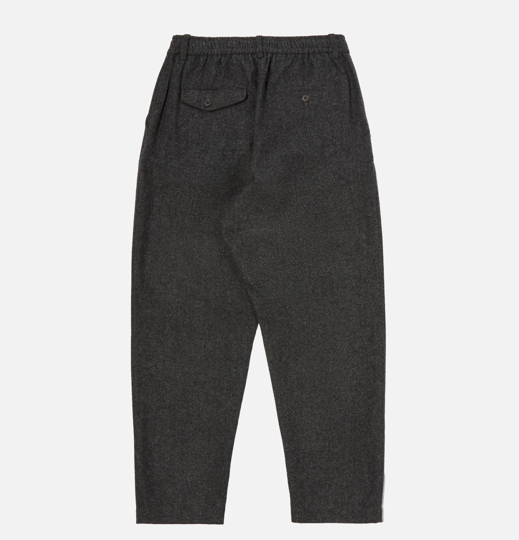 Universal Works Pantalon Pleated Track Laine Gris