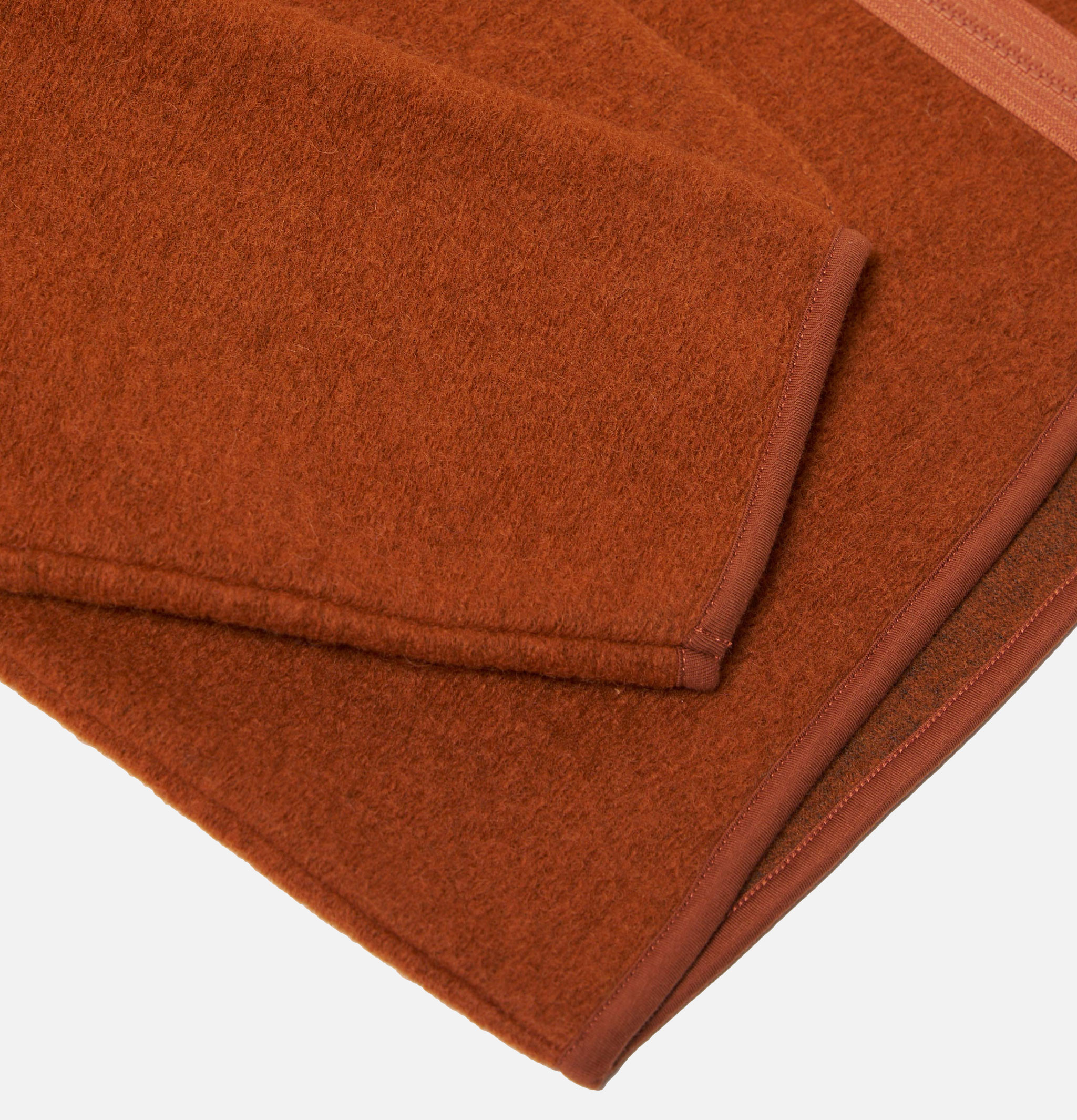 Universal Works Zip Liner Jacket Wool Rust