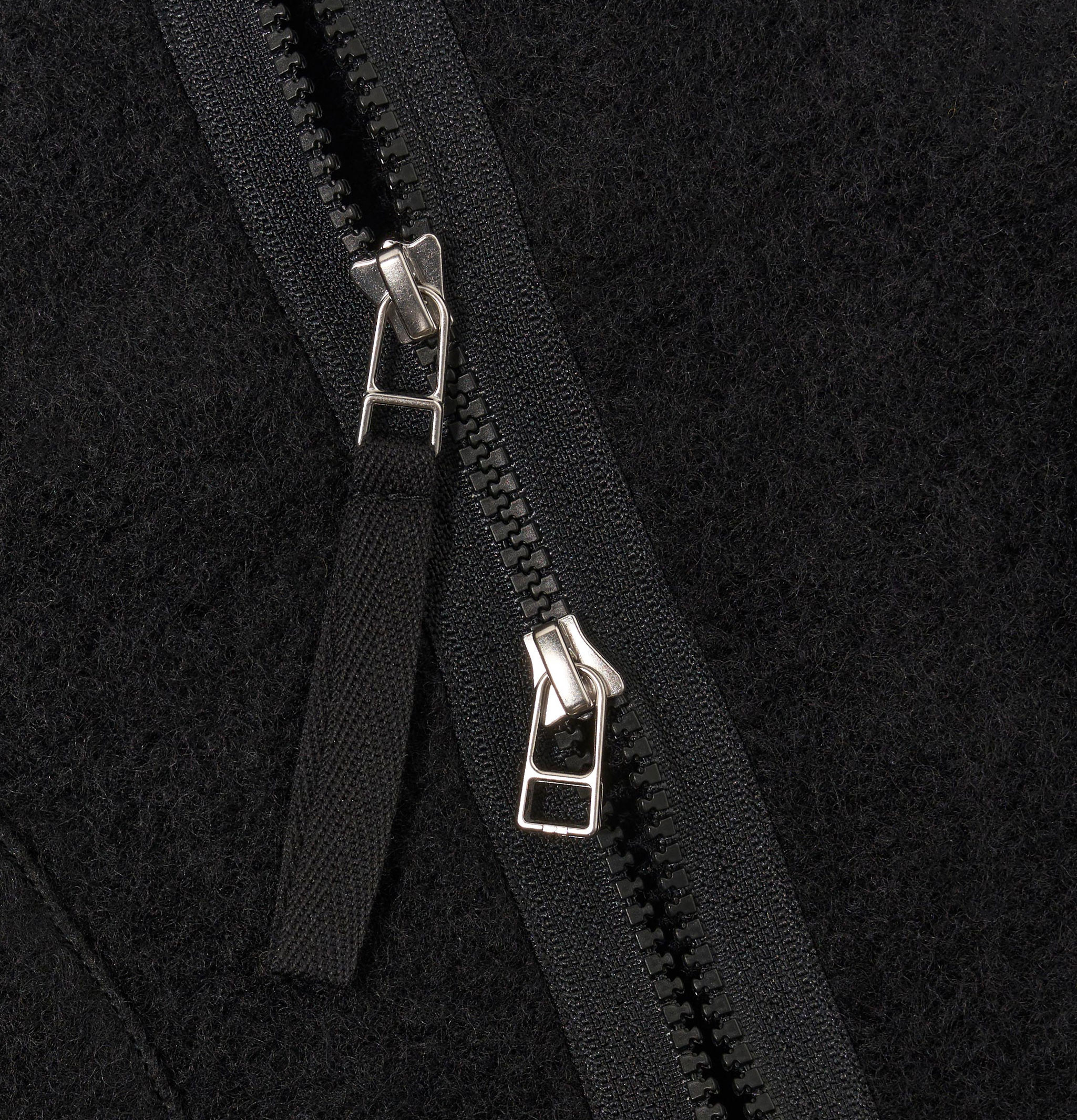 Universal Works Zip Liner Jacket Wool Black