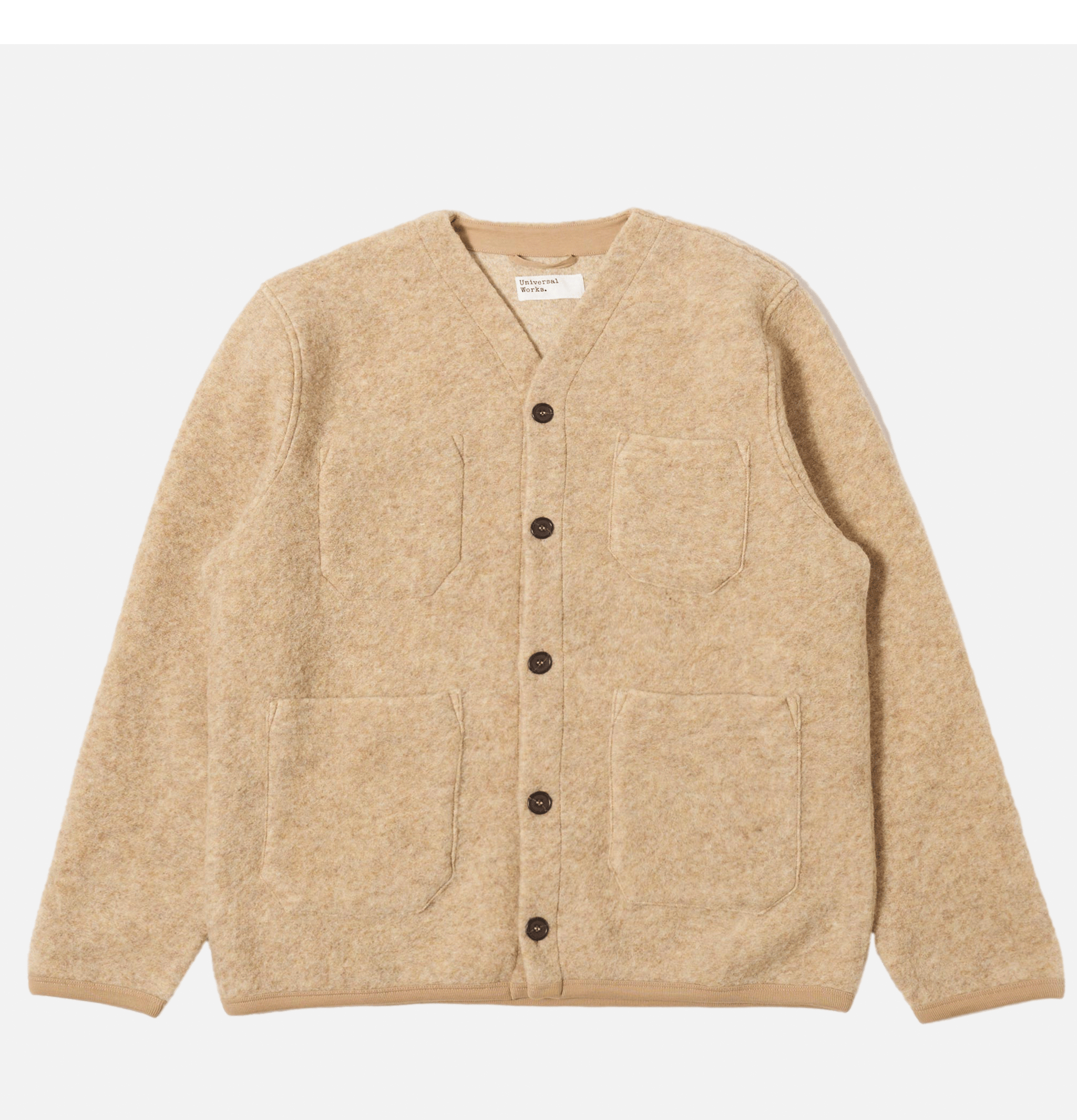 Universal Works Cardigan Laine Fawn