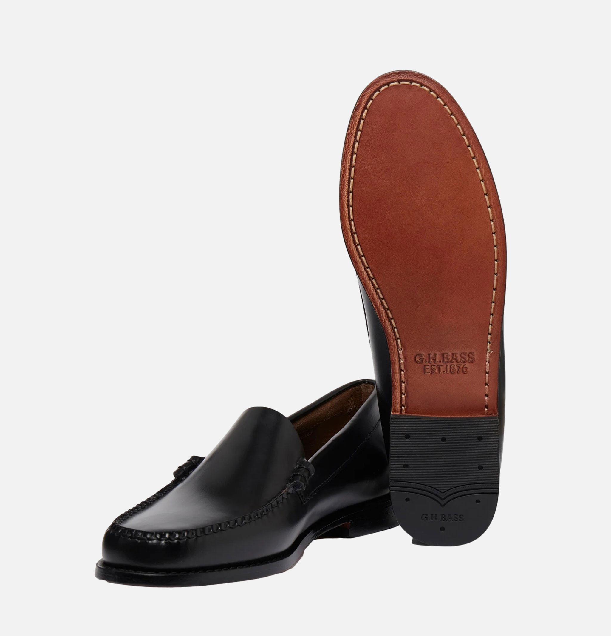 GH Bass Whitney Venetian Black Loafer