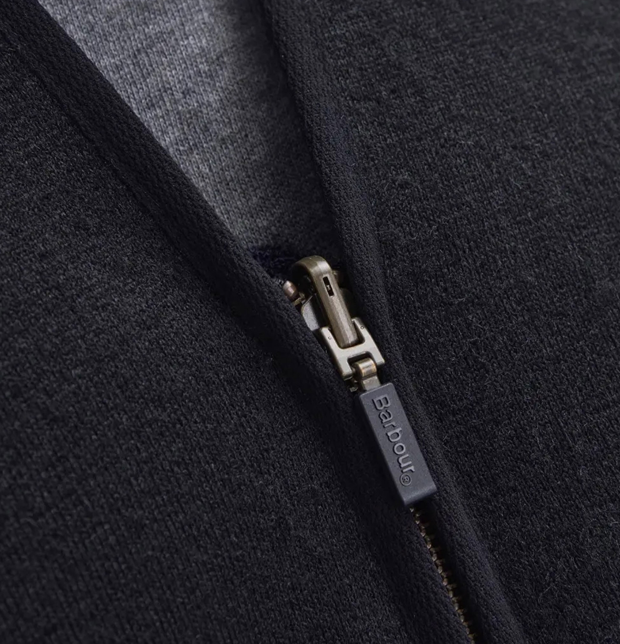 Barbour Gilet Warm Pile Zip Noir