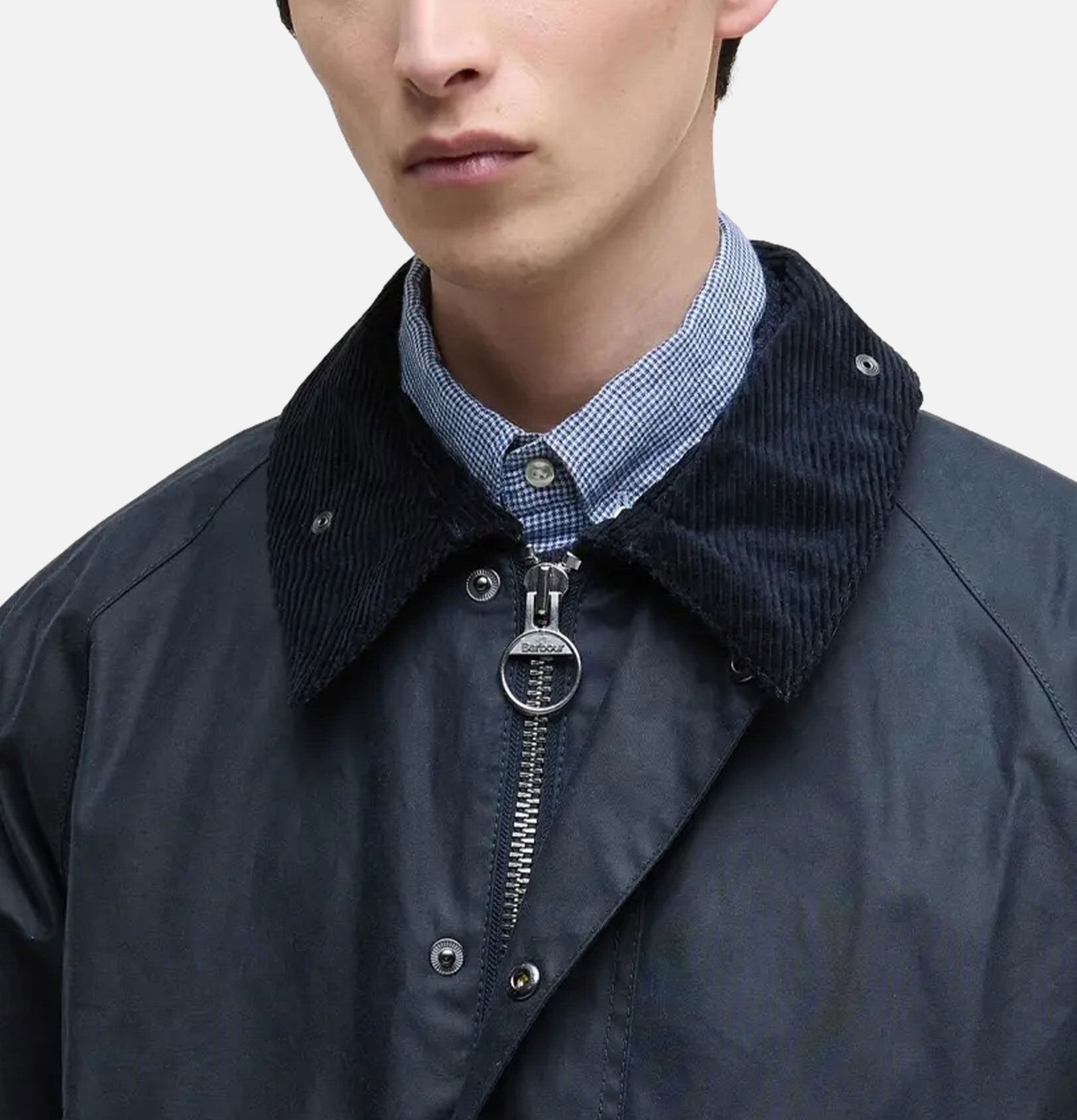 Barbour Veste Transport Wax Navy