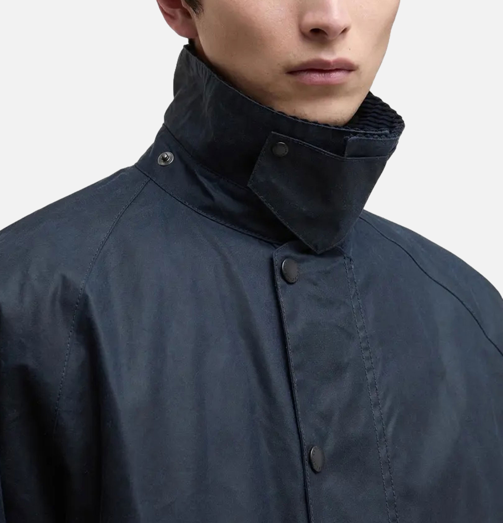 Barbour Veste Transport Wax Navy