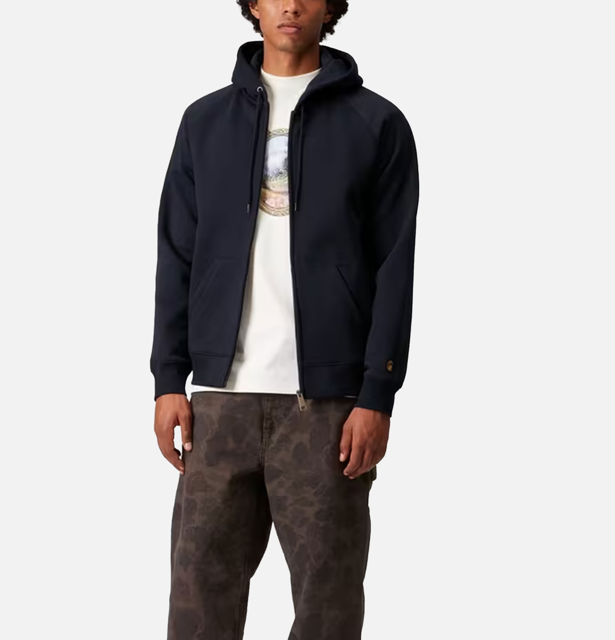 Carhartt WIP Chase Hooded Jacket Dark Navy