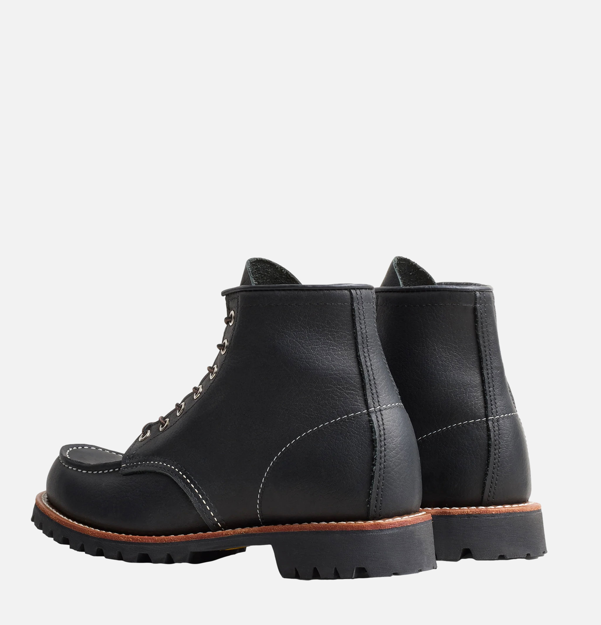 Red Wing Roughneck Moc Toe 2949 in Black Oil Slick