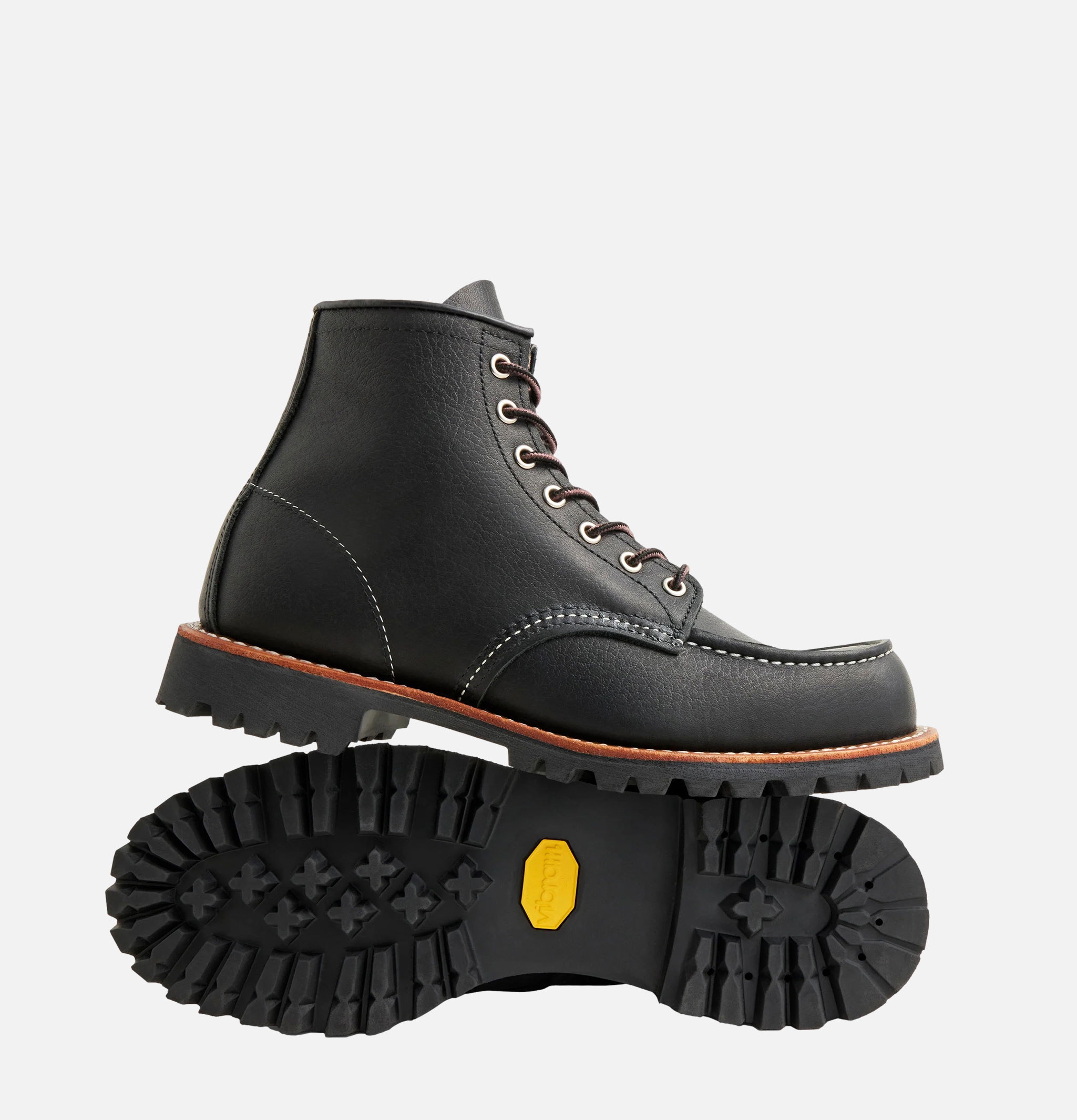 Red Wing Roughneck Moc Toe 2949 in Black Oil Slick