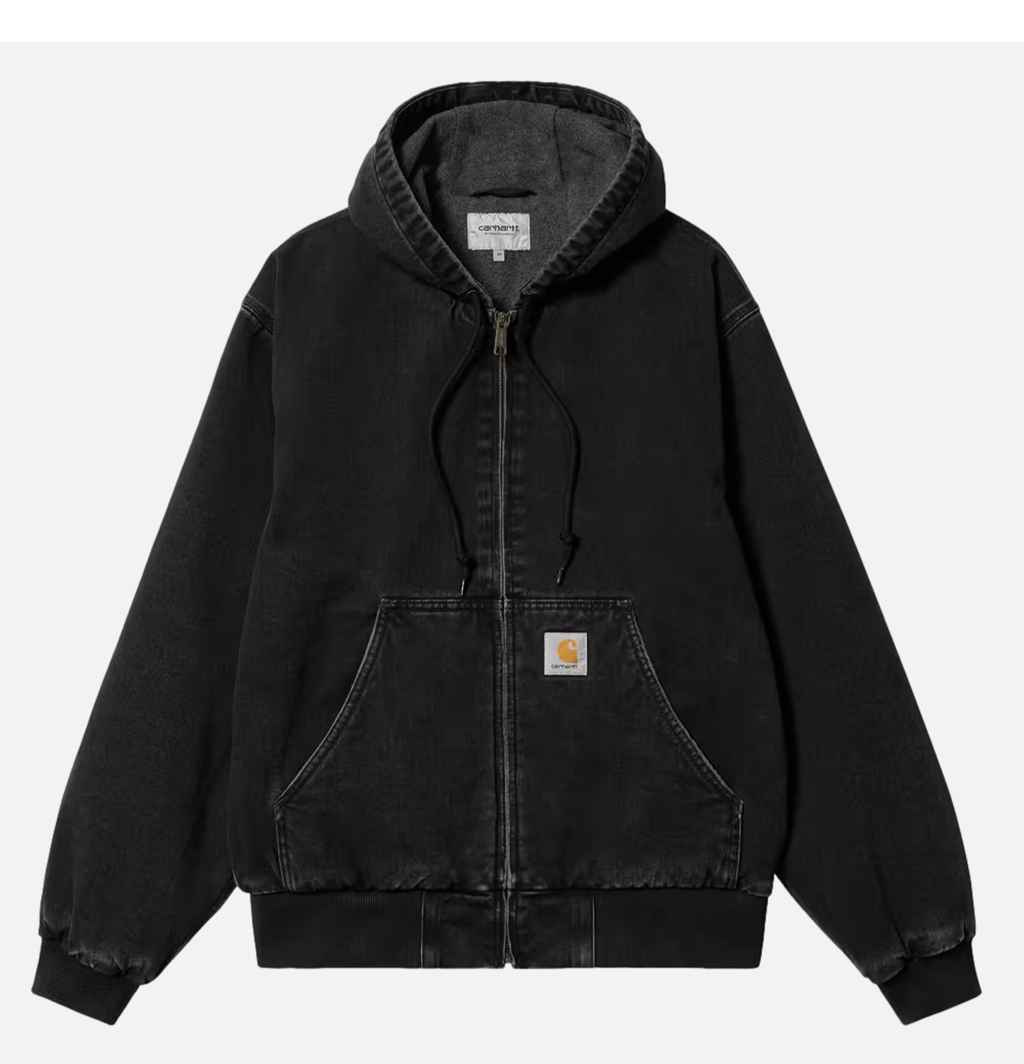 Carhartt WIP Og Active Jacket Black Stone Washed