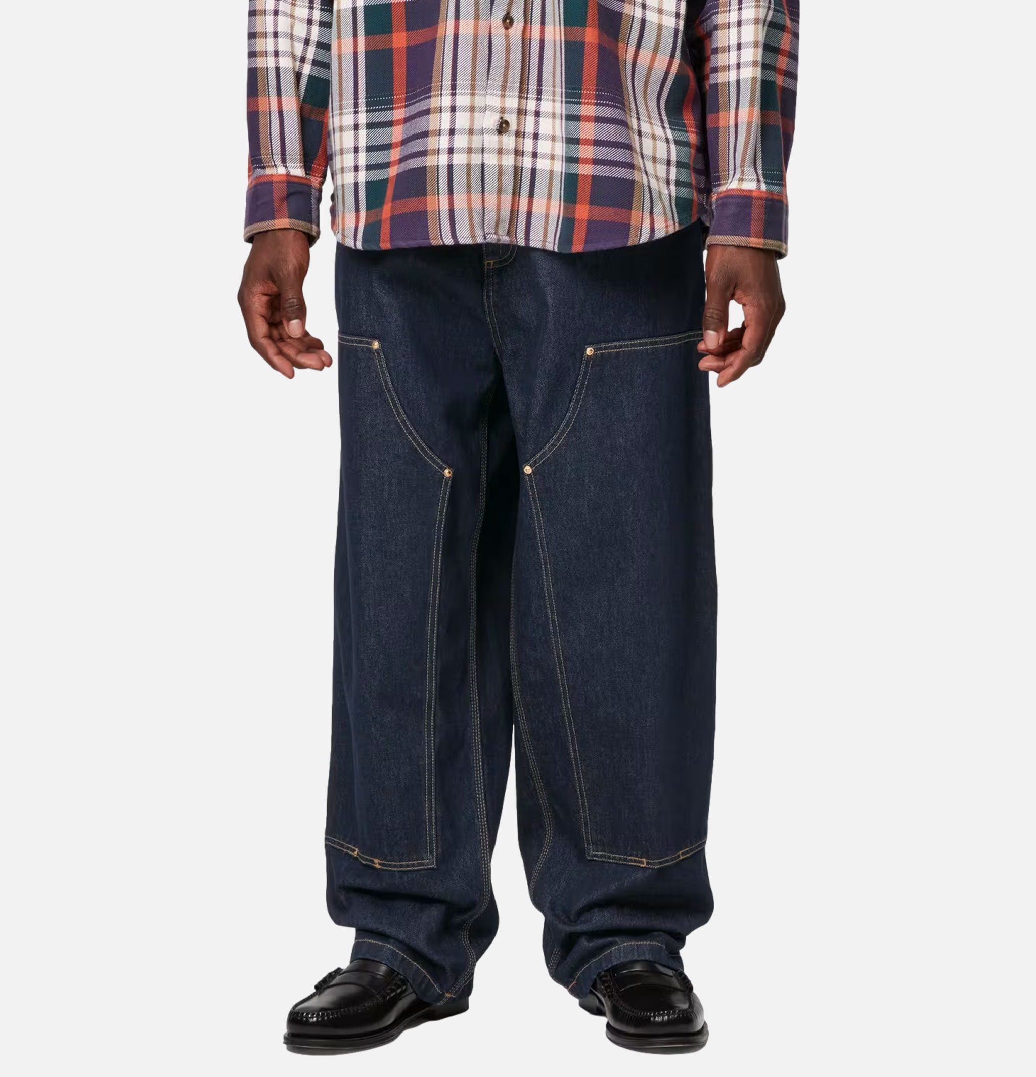 Carhartt WIP Nash Double Knee Pant Blue Rinsed