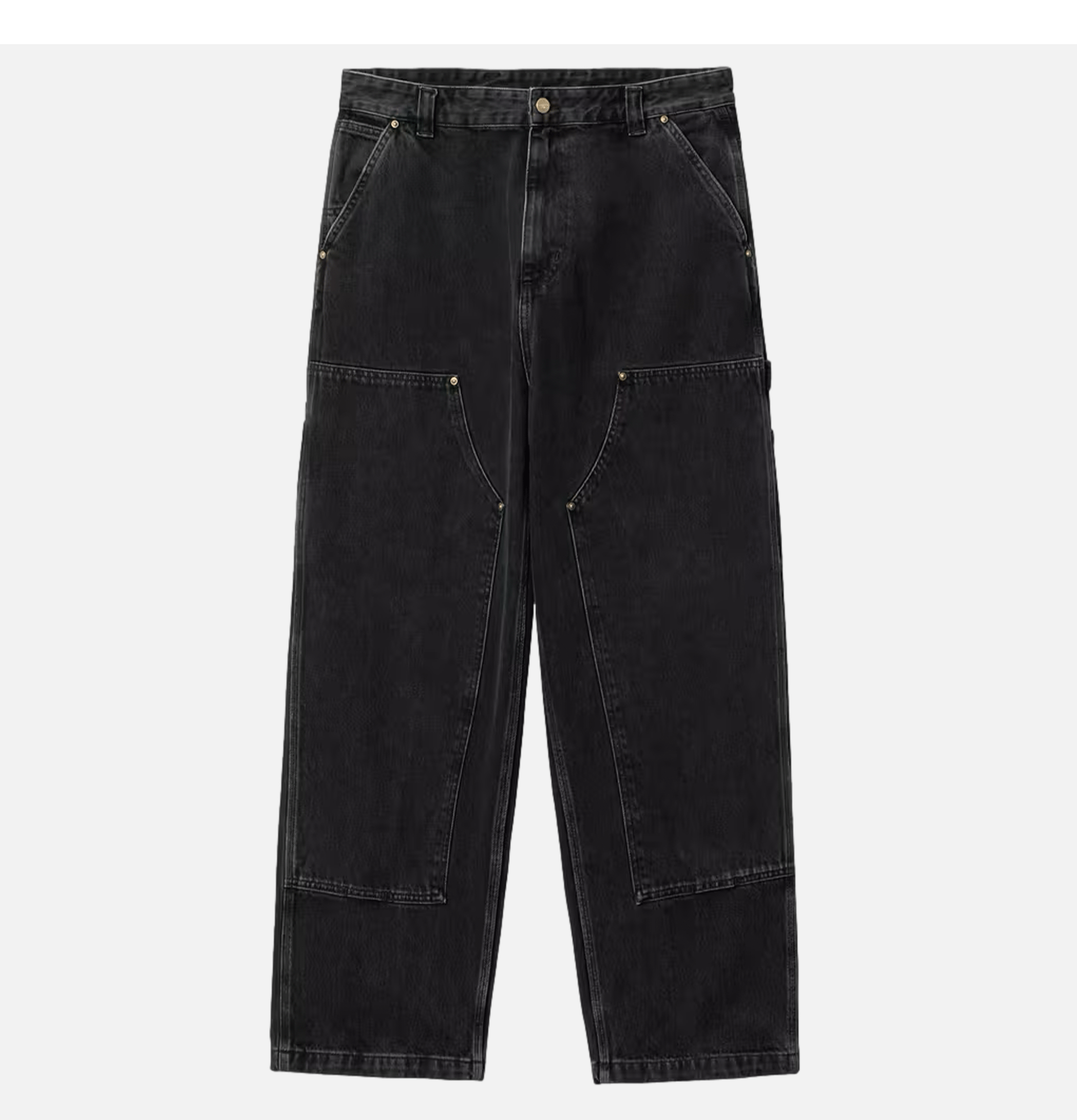Carhartt WIP Nash Double Knee Pant Black Stone