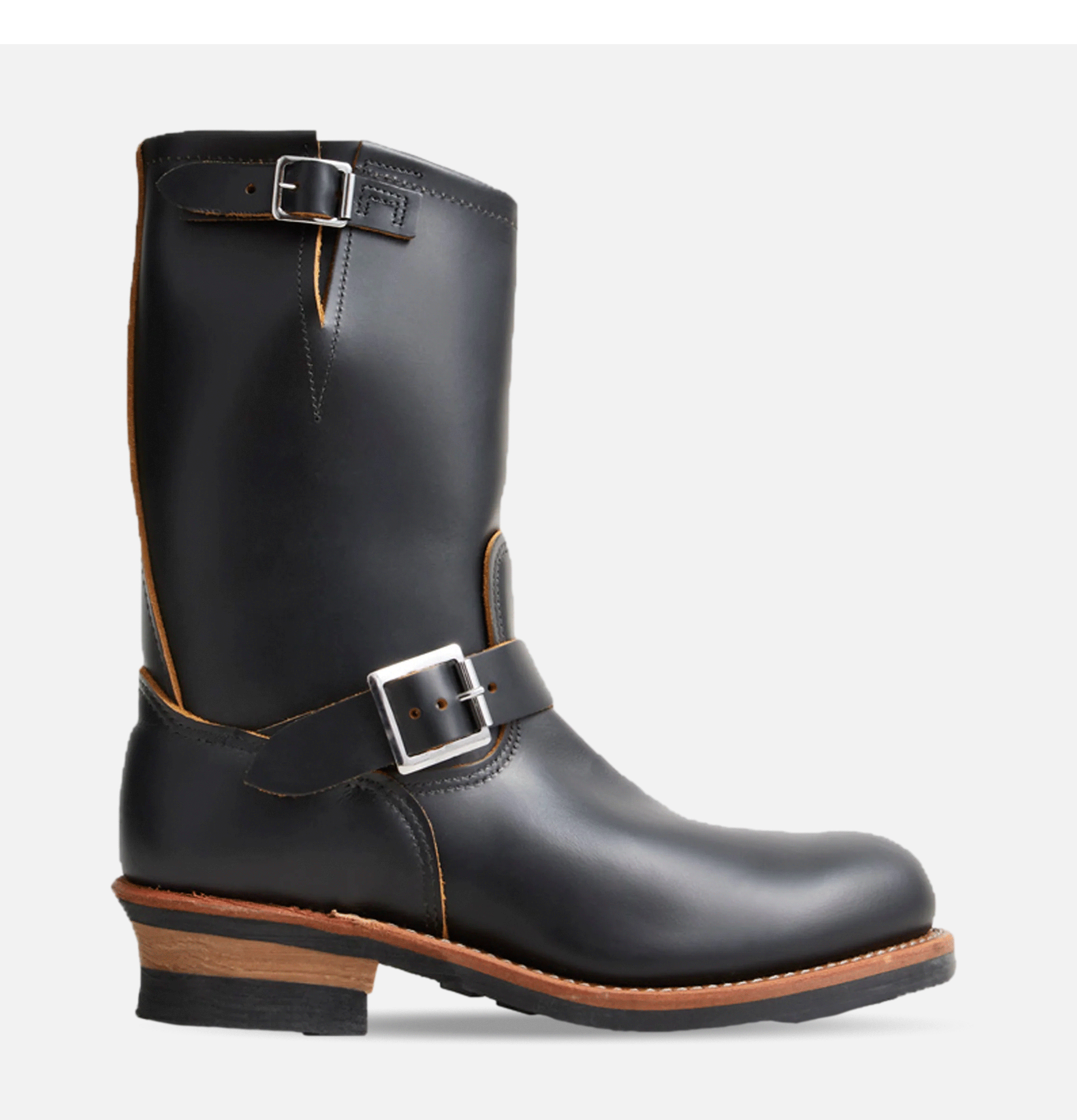 Red Wing Engineer 2966 in Black Klondike leather
