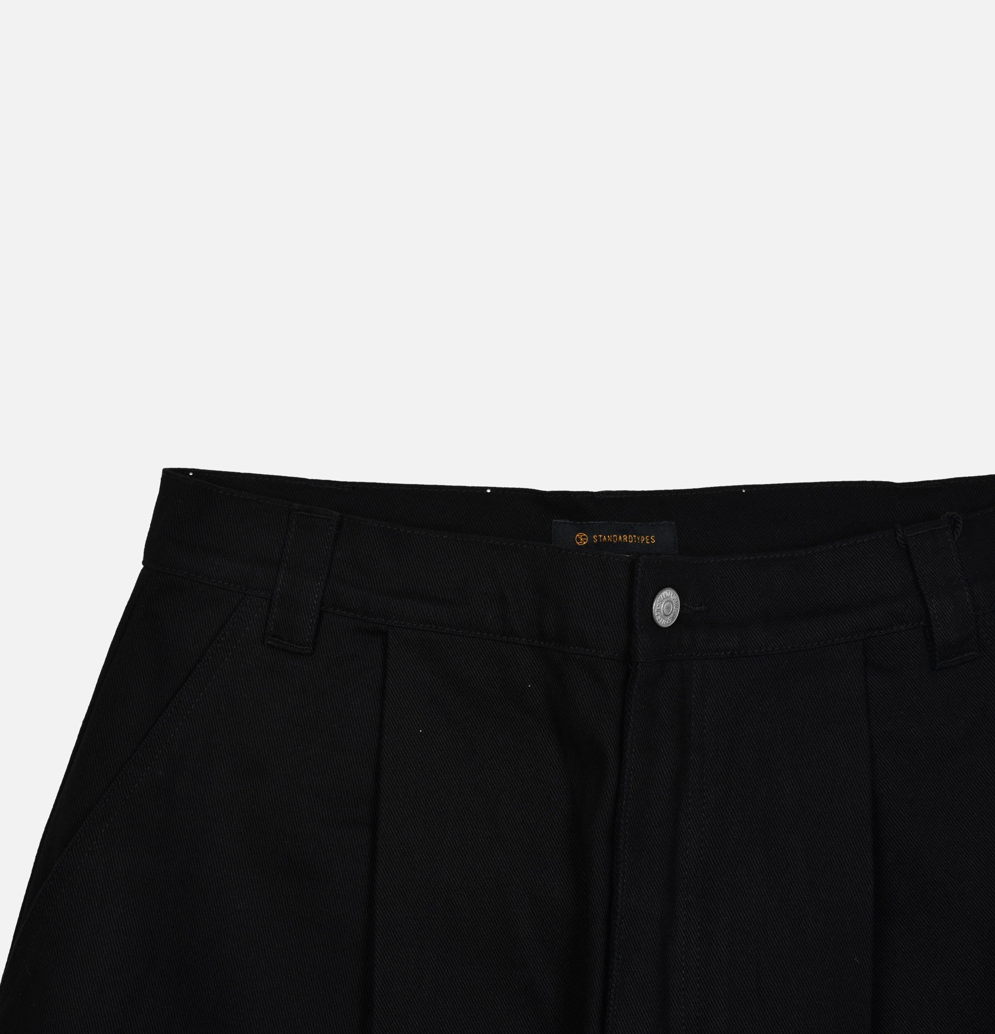 Standard Types Naval Trousers Zipper Black