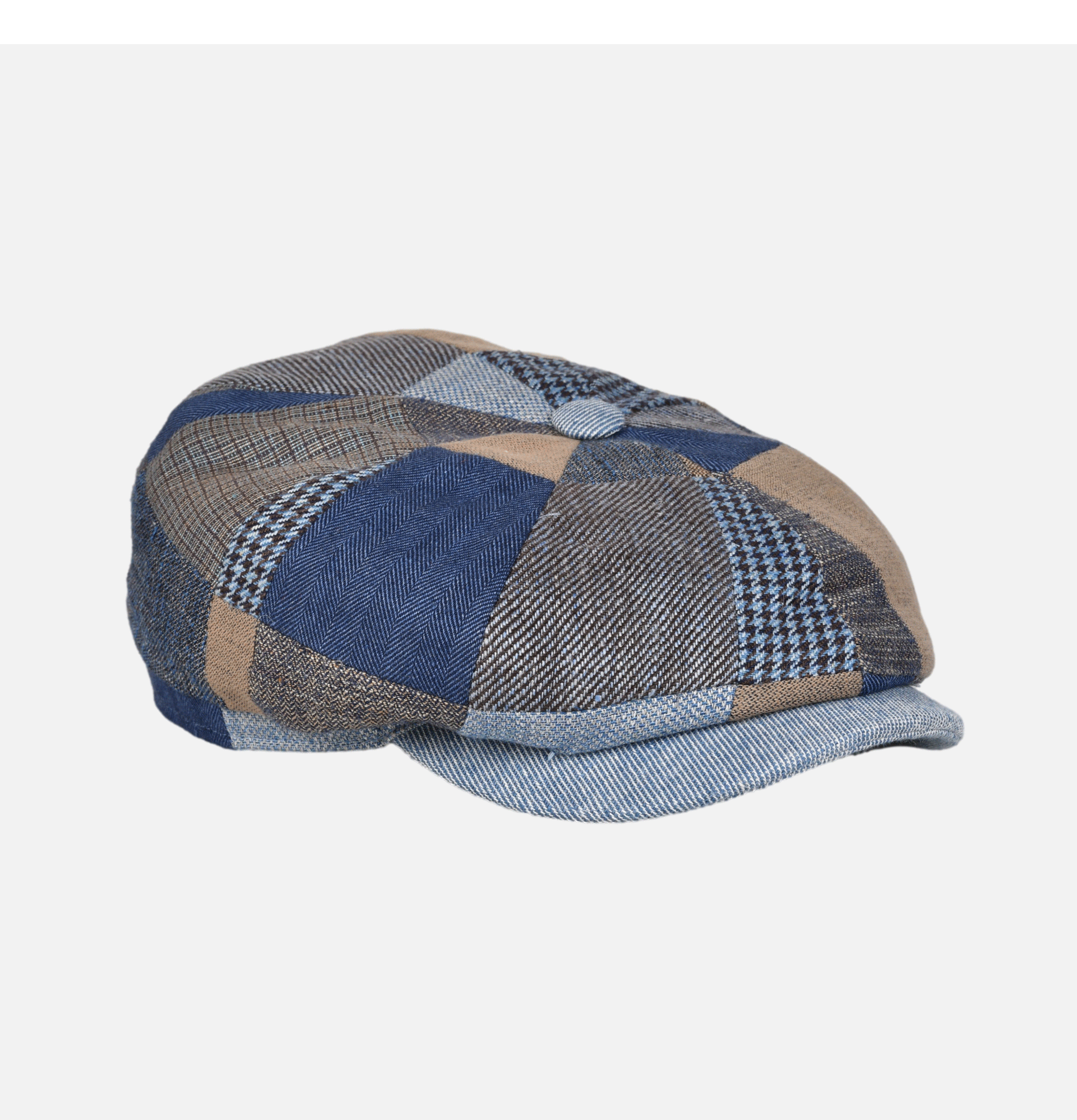 Stetson Hatteras Patchwork Blue Cap