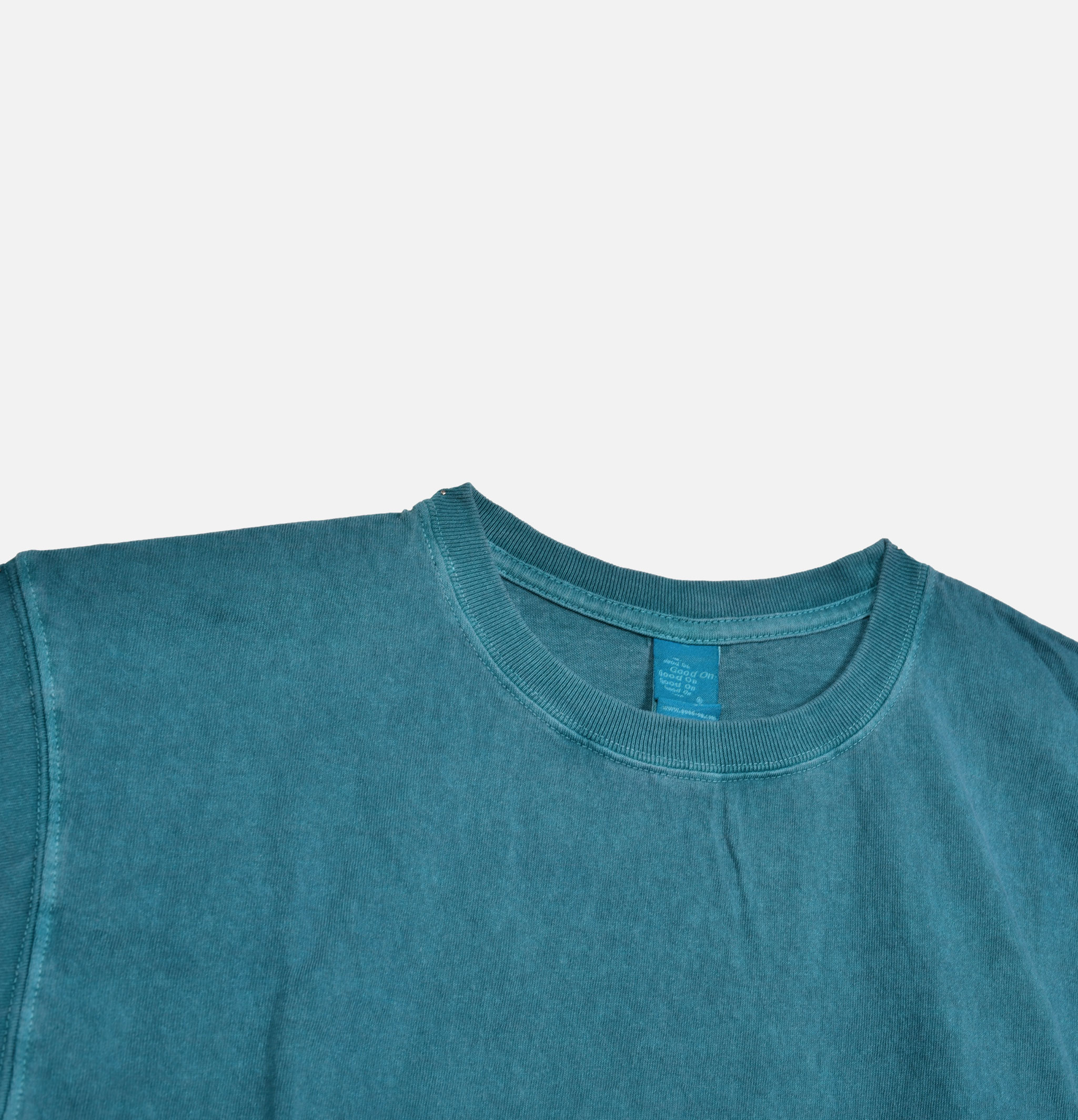 Good On Japan Crew Tee Nile Blue