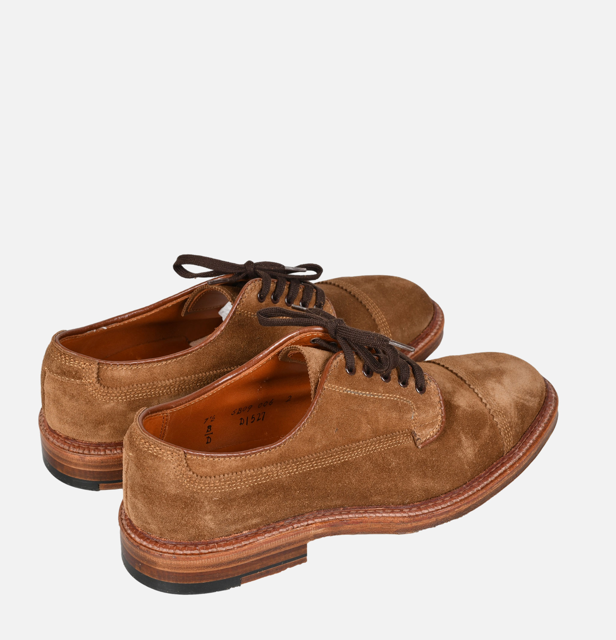 Alden D1527 Cap Toe Blucher Snuff