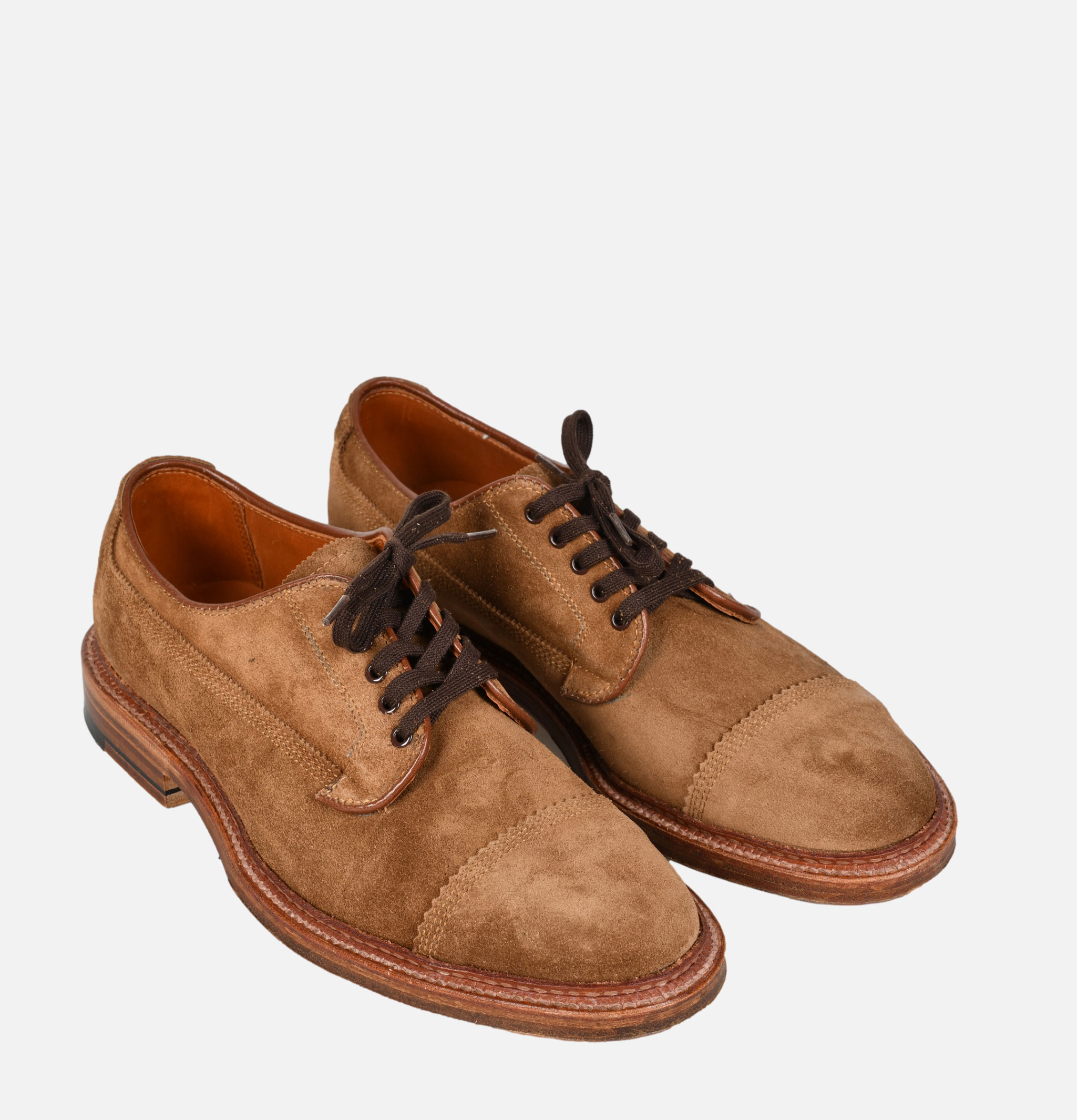 Alden D1527 Cap Toe Blucher Snuff