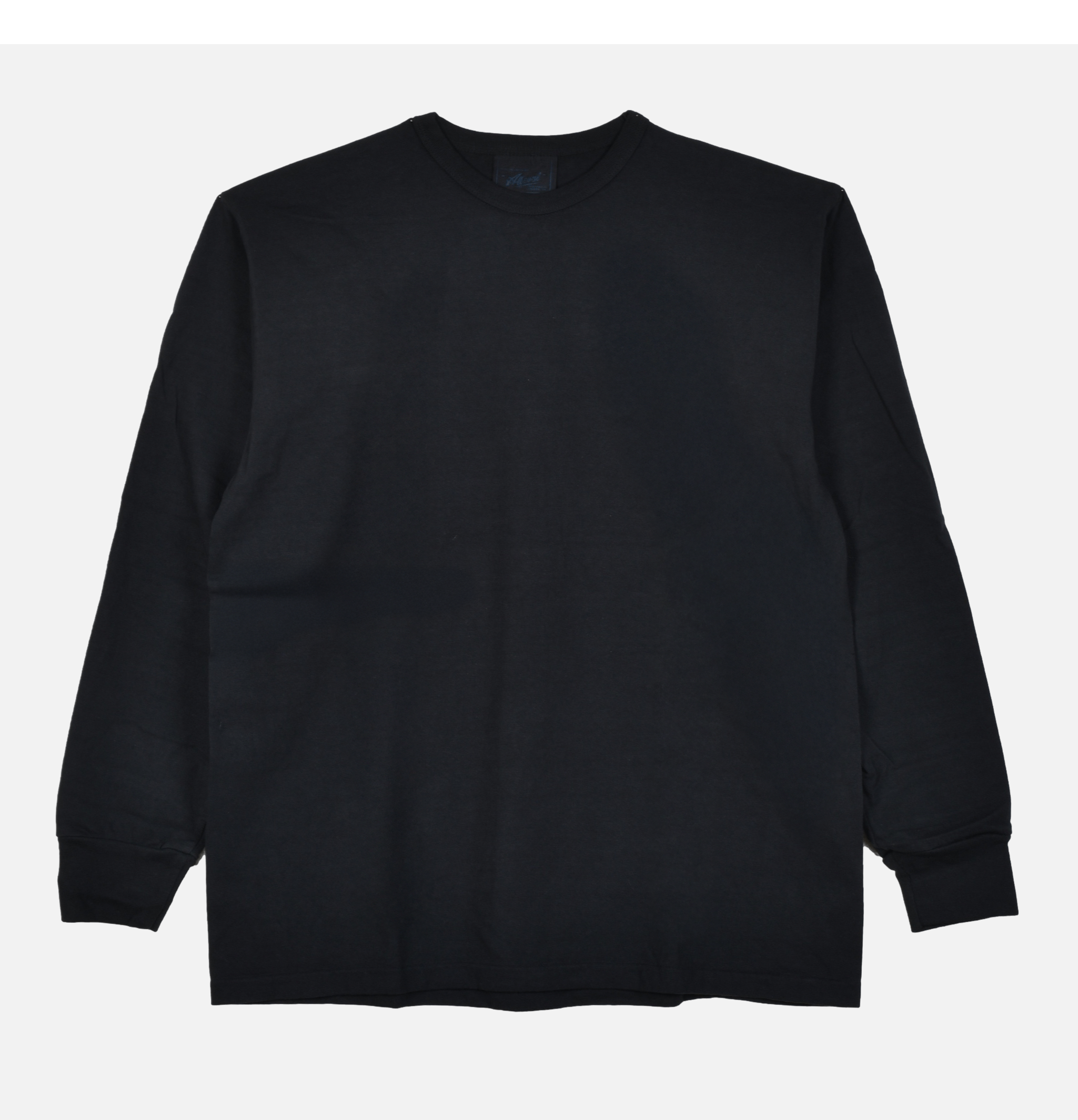 Allevol Heavy Duty Crew Long Sleeve T-Shirt Black