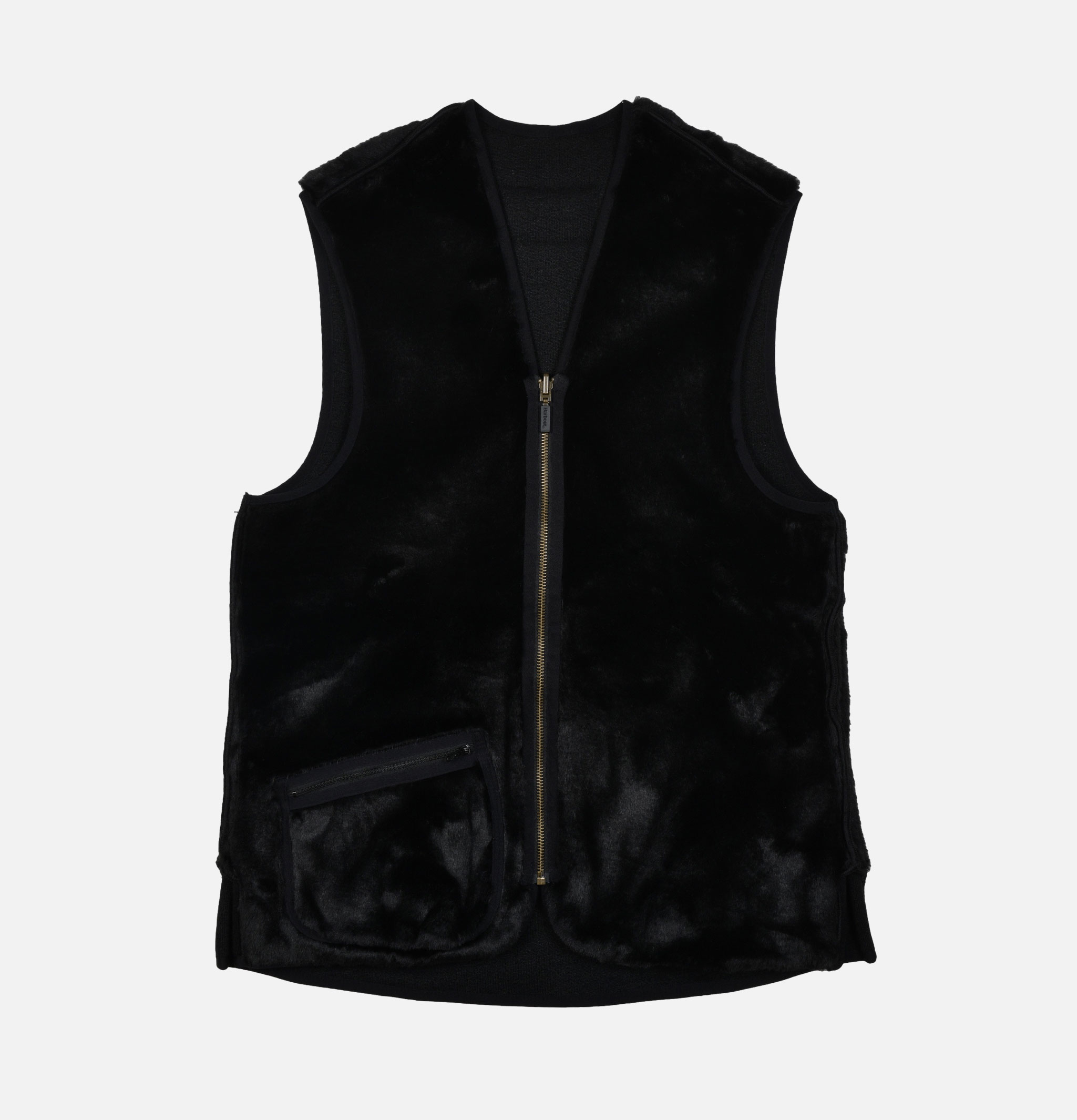 Barbour Warm Pile Zip Vest Black Barbour Warm Pile Zip Vest Black