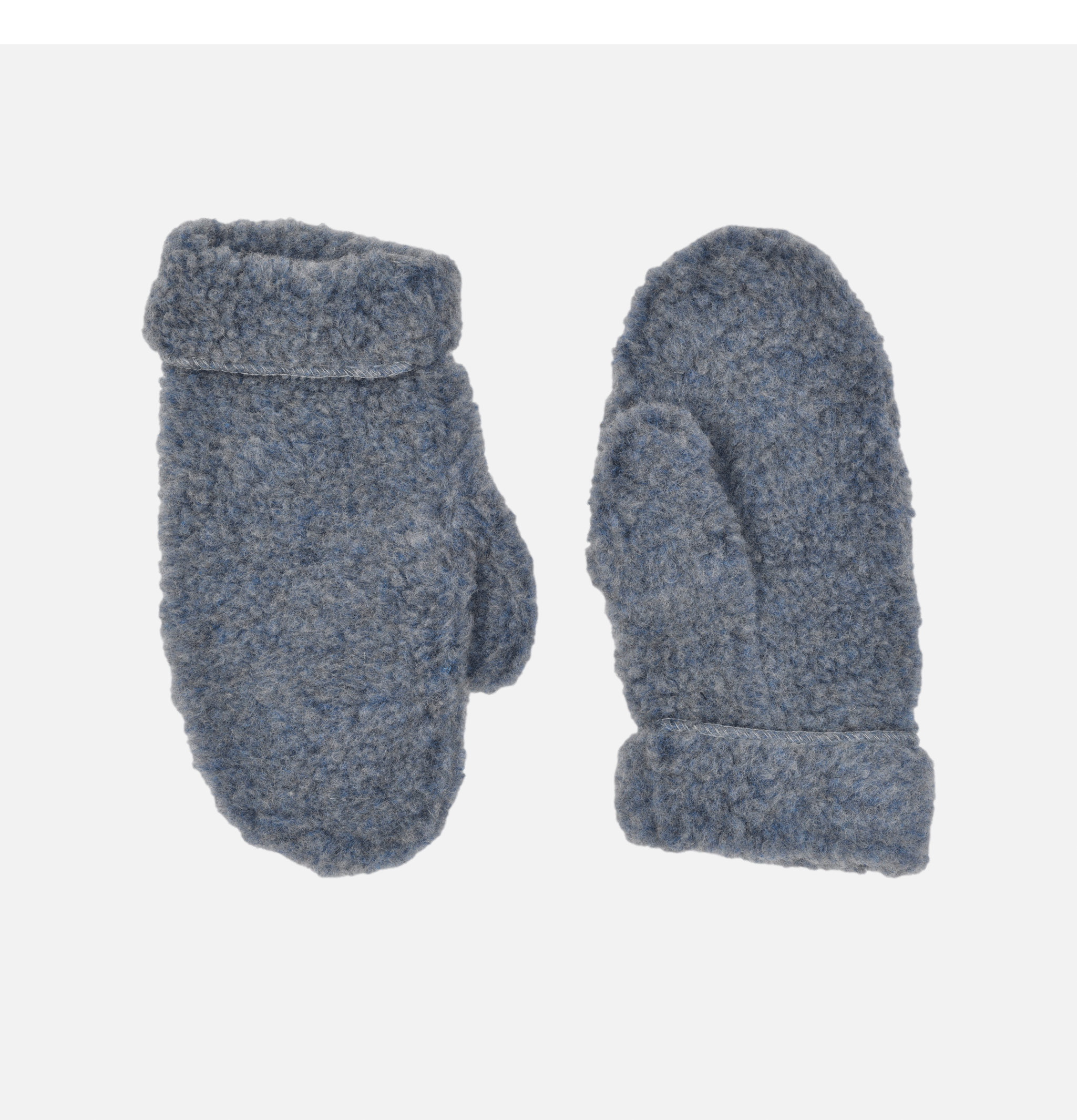 Mittens Simple Grey Denim