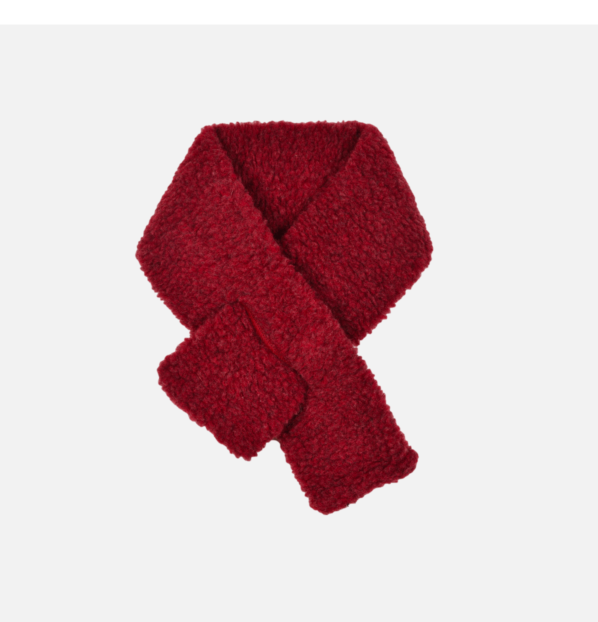 Tube Scarf Dark Red