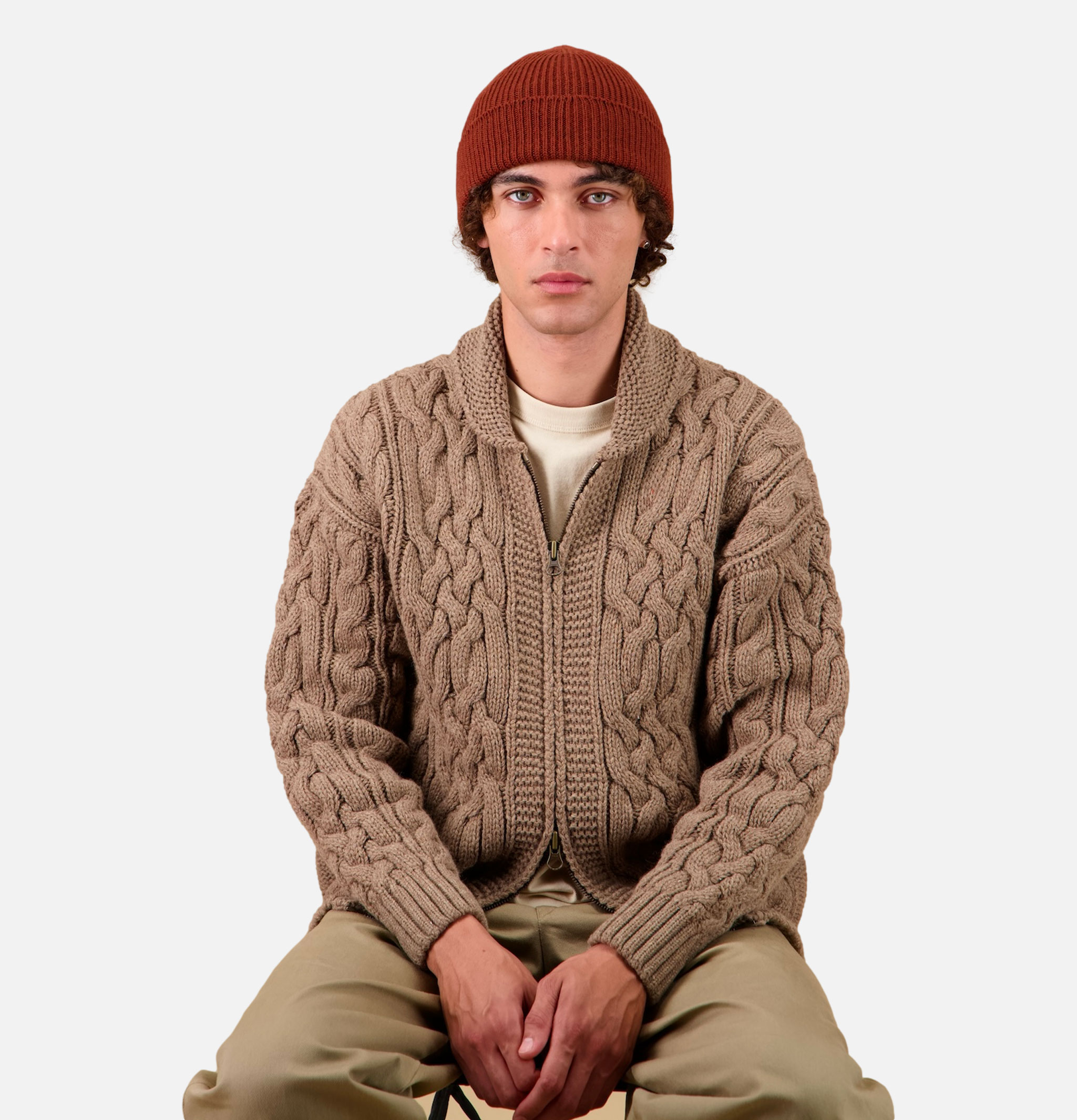 Bonnet Nitto Knitwear Ara Brique