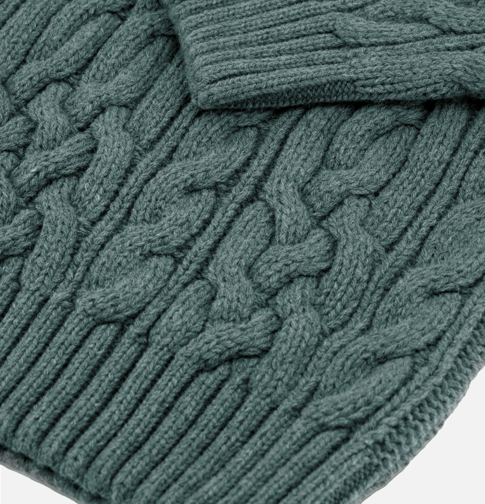 Nitto Knitwear Pull Col Rond Ohannes Vert Titane