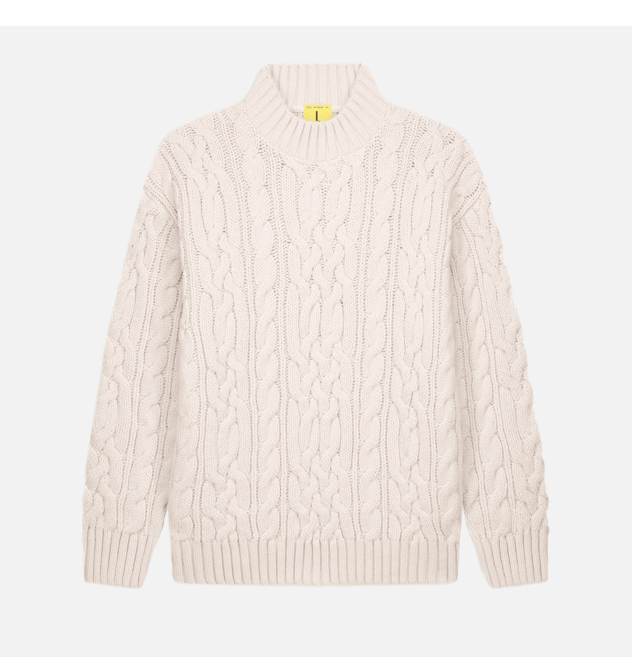 Nitto Knitwear Round Neck Sweater Ohannes Ecru