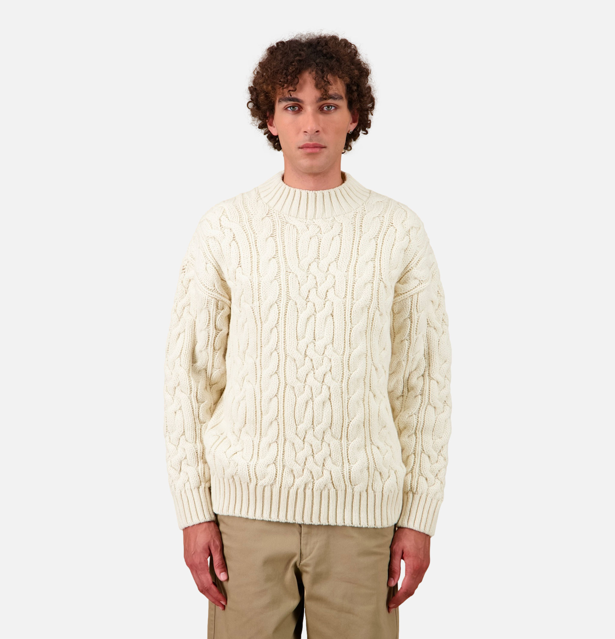 Nitto Knitwear Round Neck Sweater Ohannes Ecru