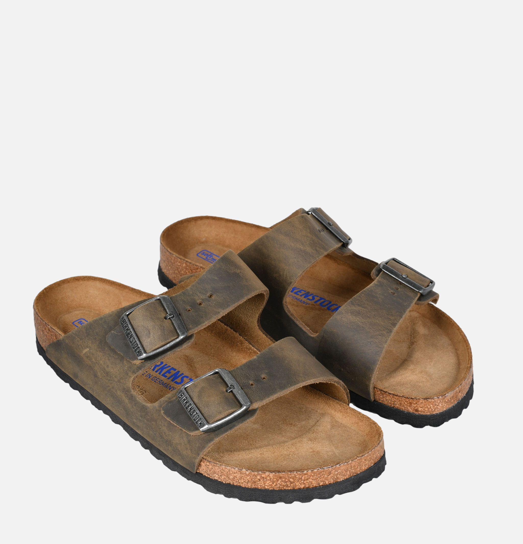 Sandales Birkenstock Arizona Étroite Soft Bed Khaki