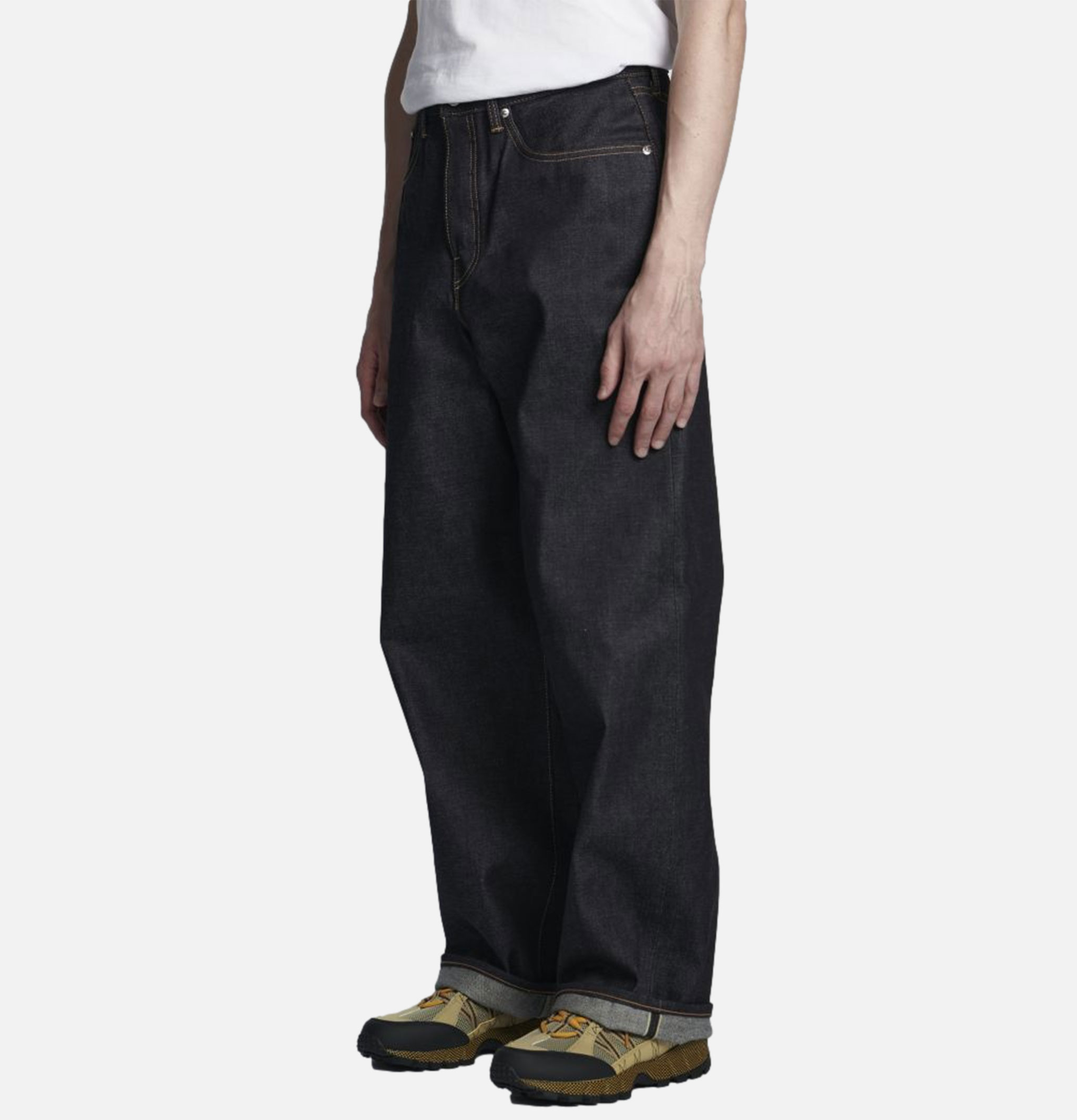 Edwin Wide Pants Kaihara Unwashed