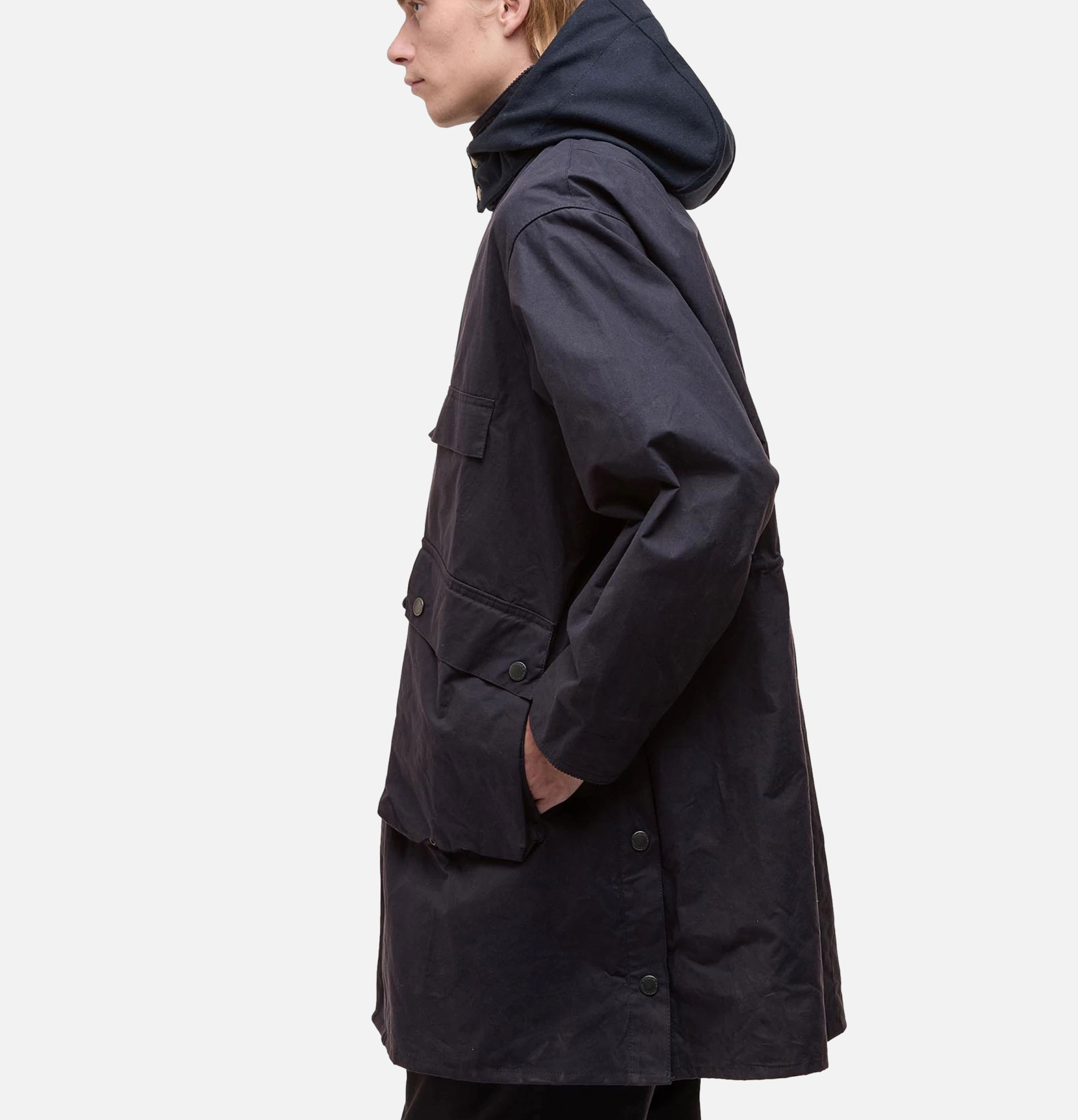 Barbour Ks Bedale Field Coat Dark Indigo