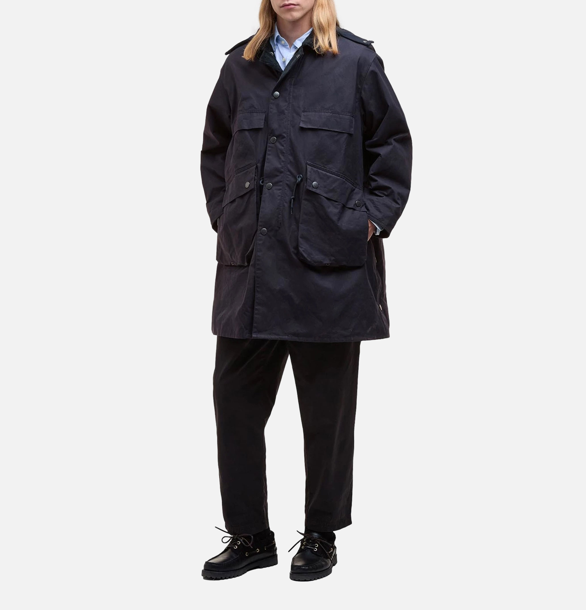 Barbour Ks Bedale Field Coat Dark Indigo