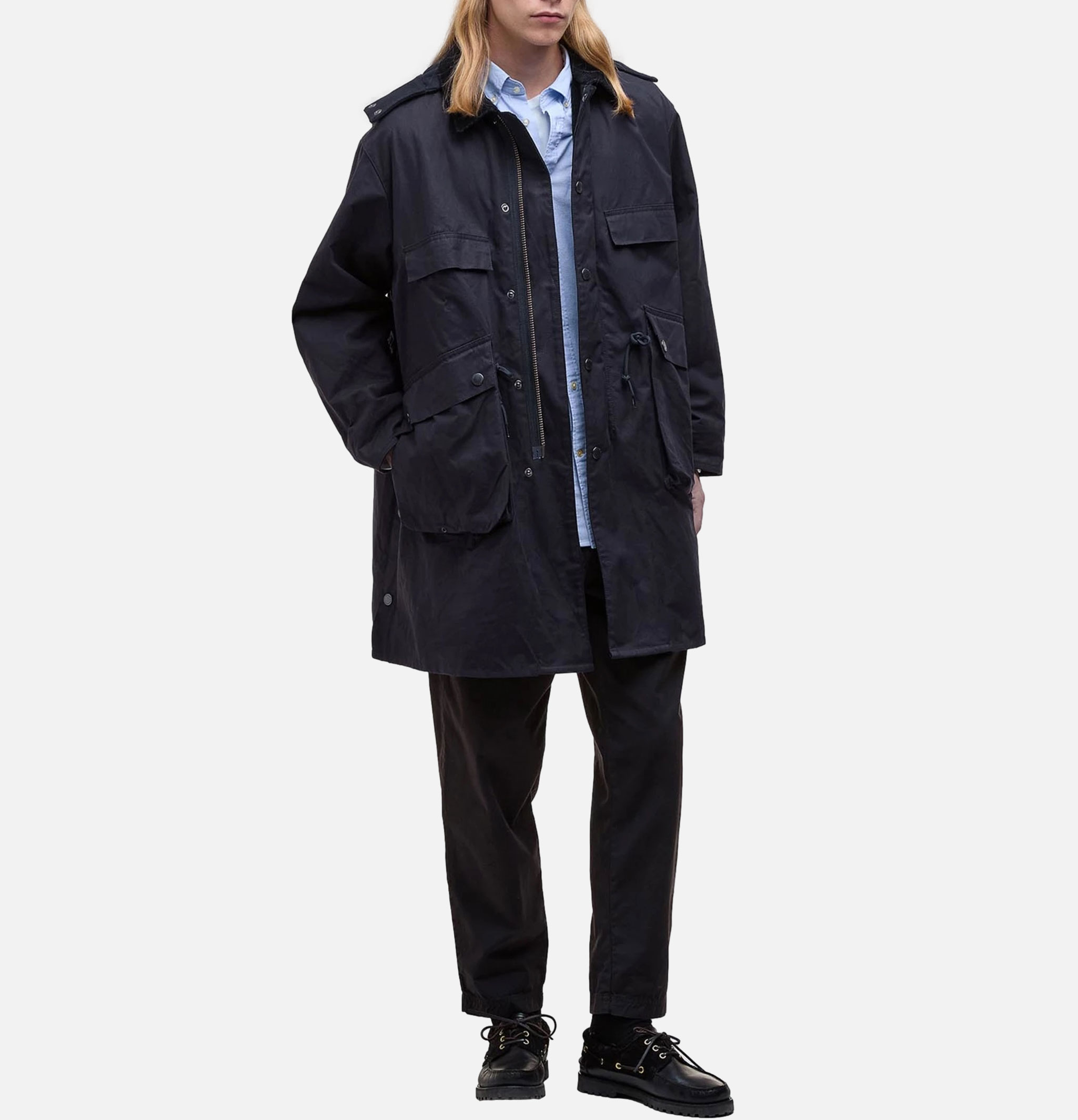 Barbour Ks Bedale Field Coat Dark Indigo