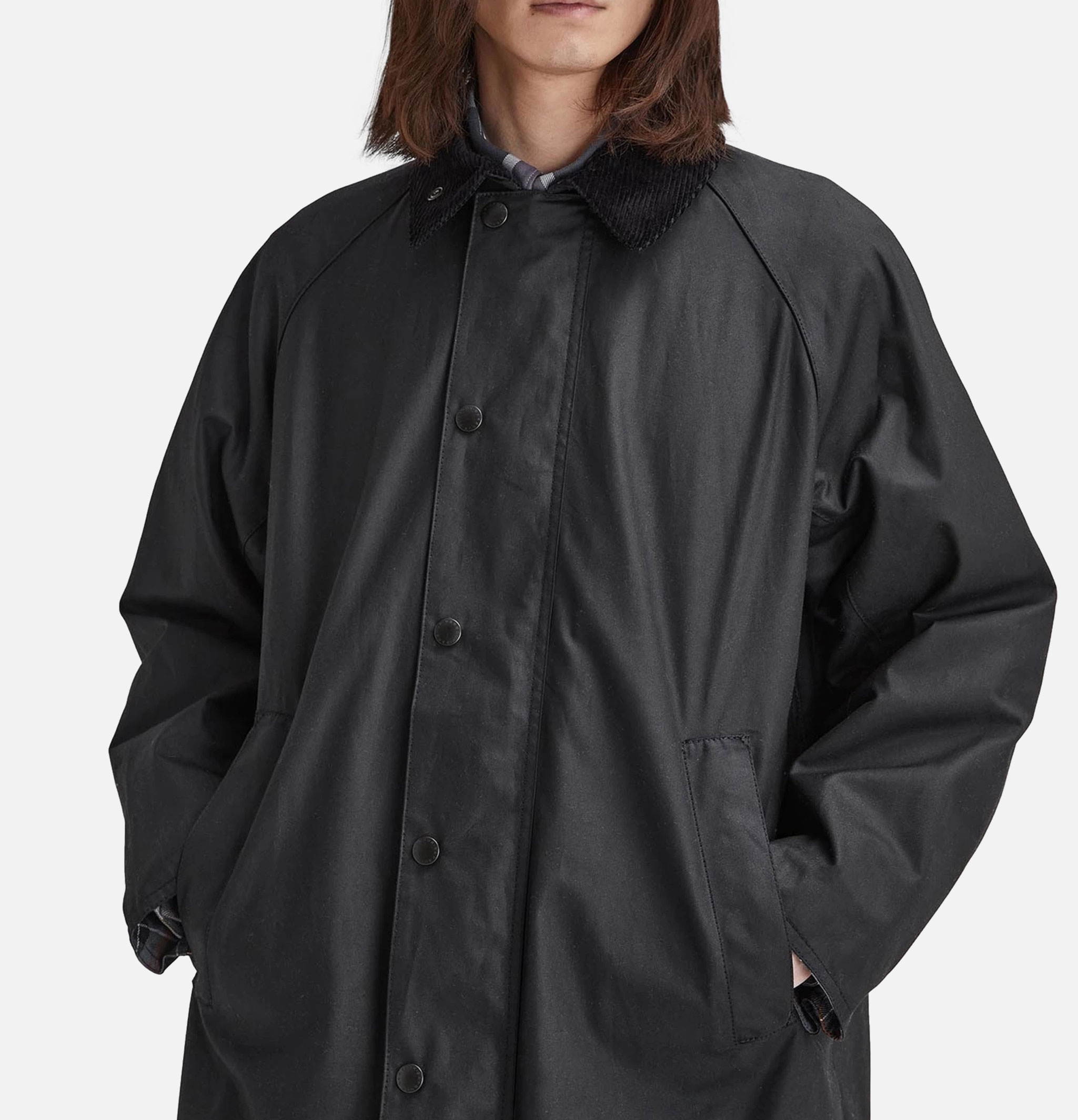Barbour Modified Exmoor Coat Black