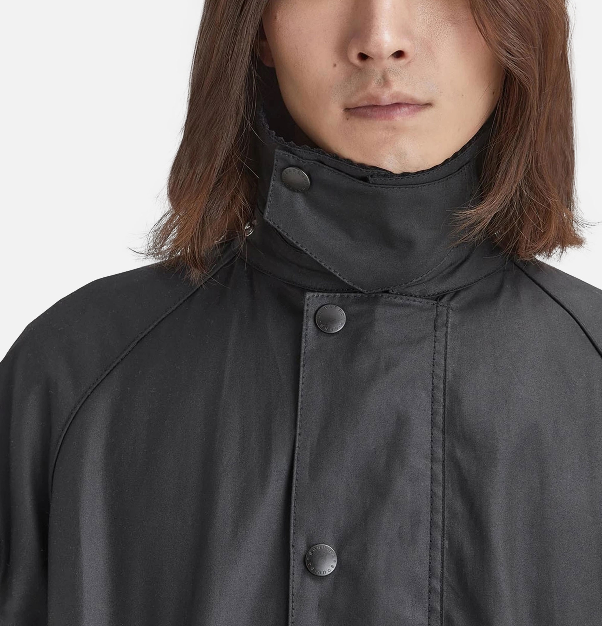 Barbour Modified Exmoor Coat Black
