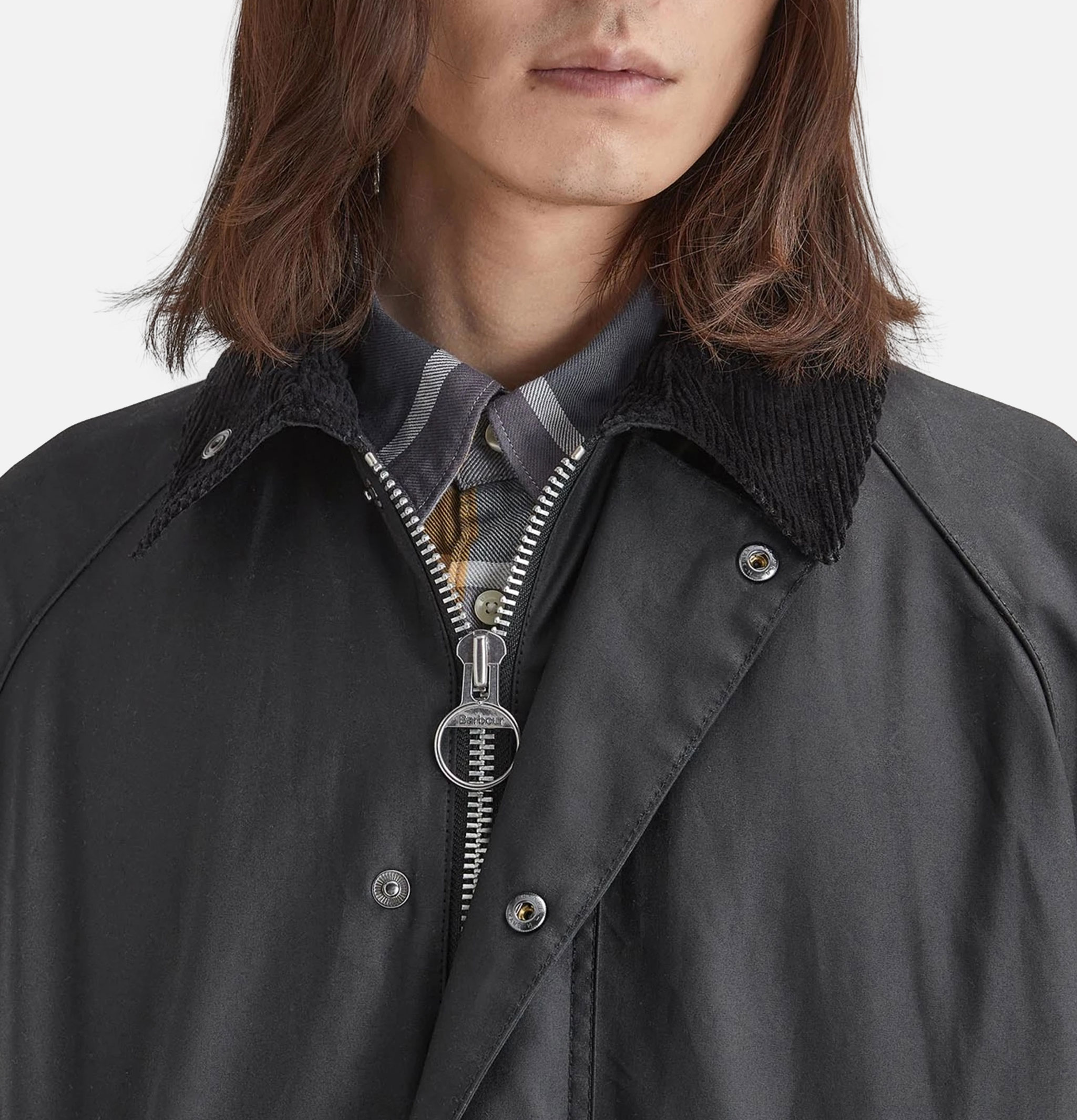 Barbour Modified Exmoor Coat Black
