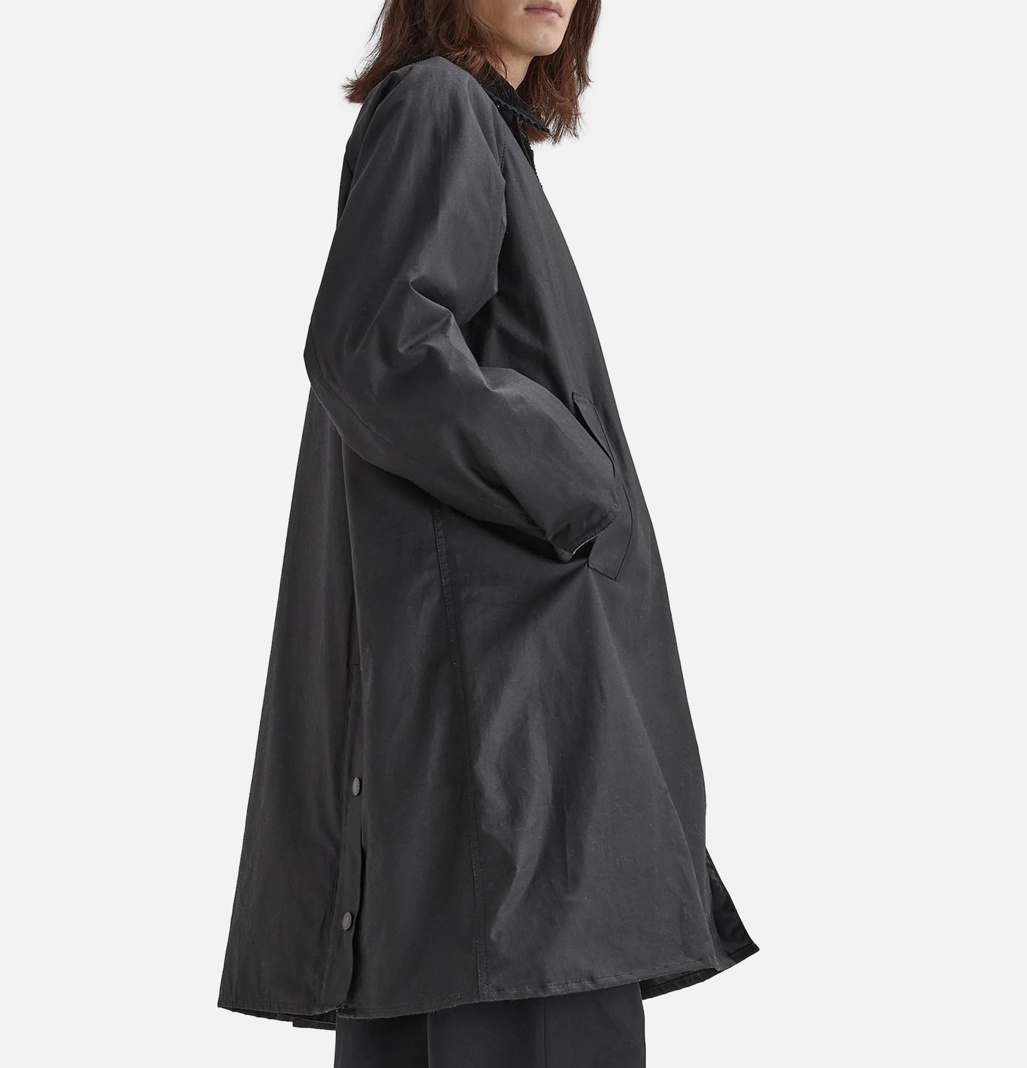 Barbour Modified Exmoor Coat Black