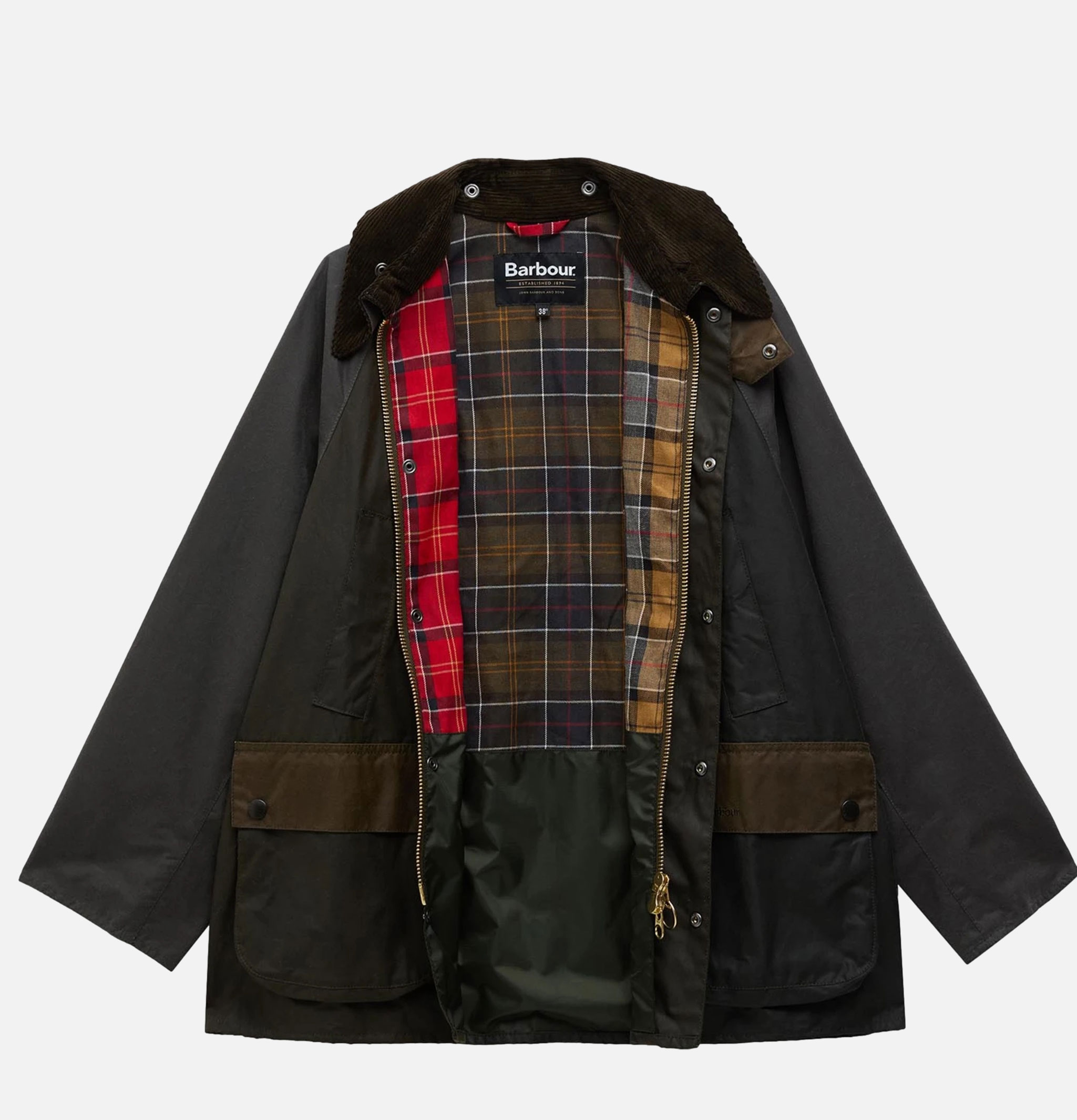 Barbour Patchwork Os Bedale Sage
