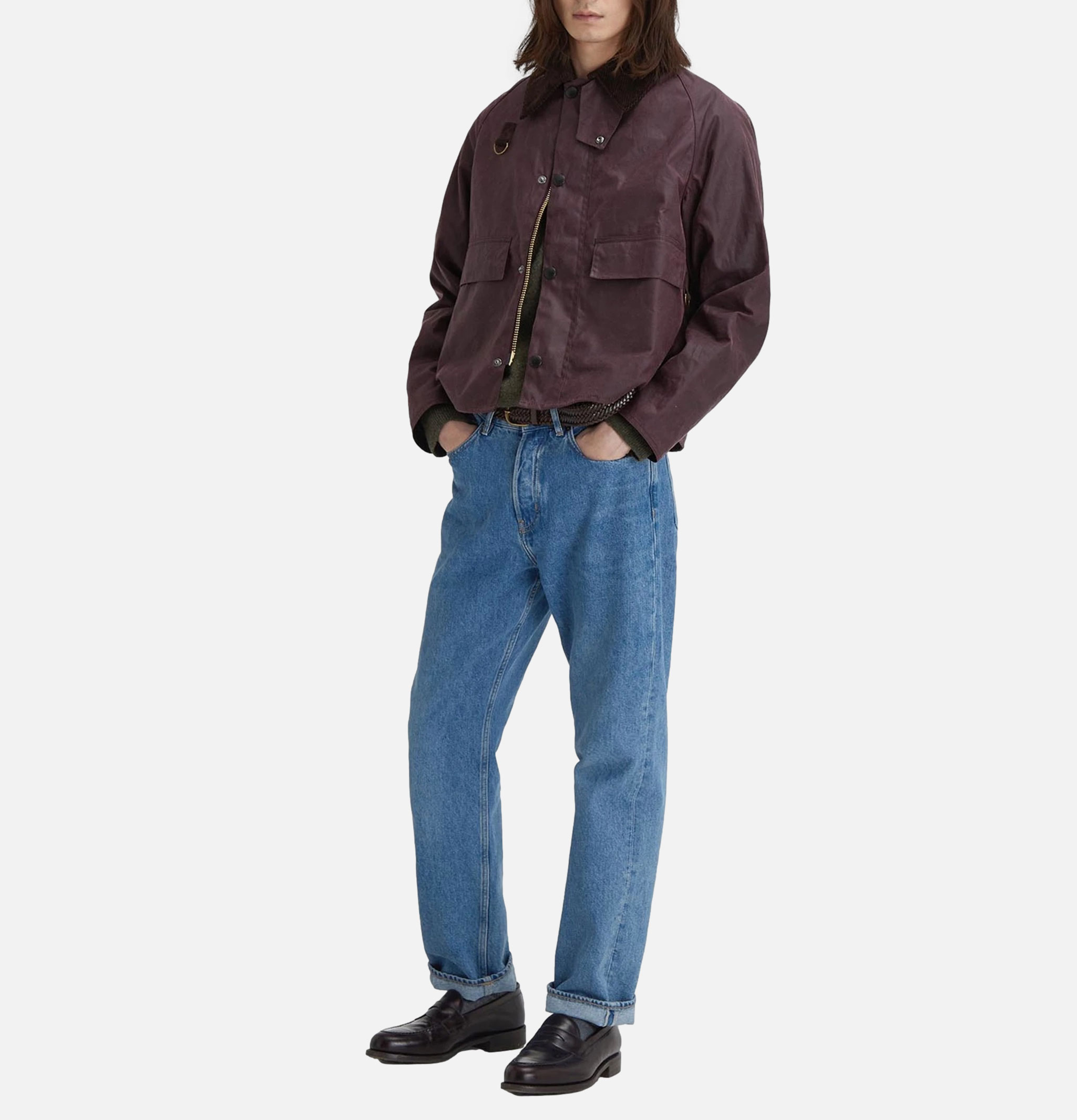 Barbour Spey Jacket Wax Bordeaux