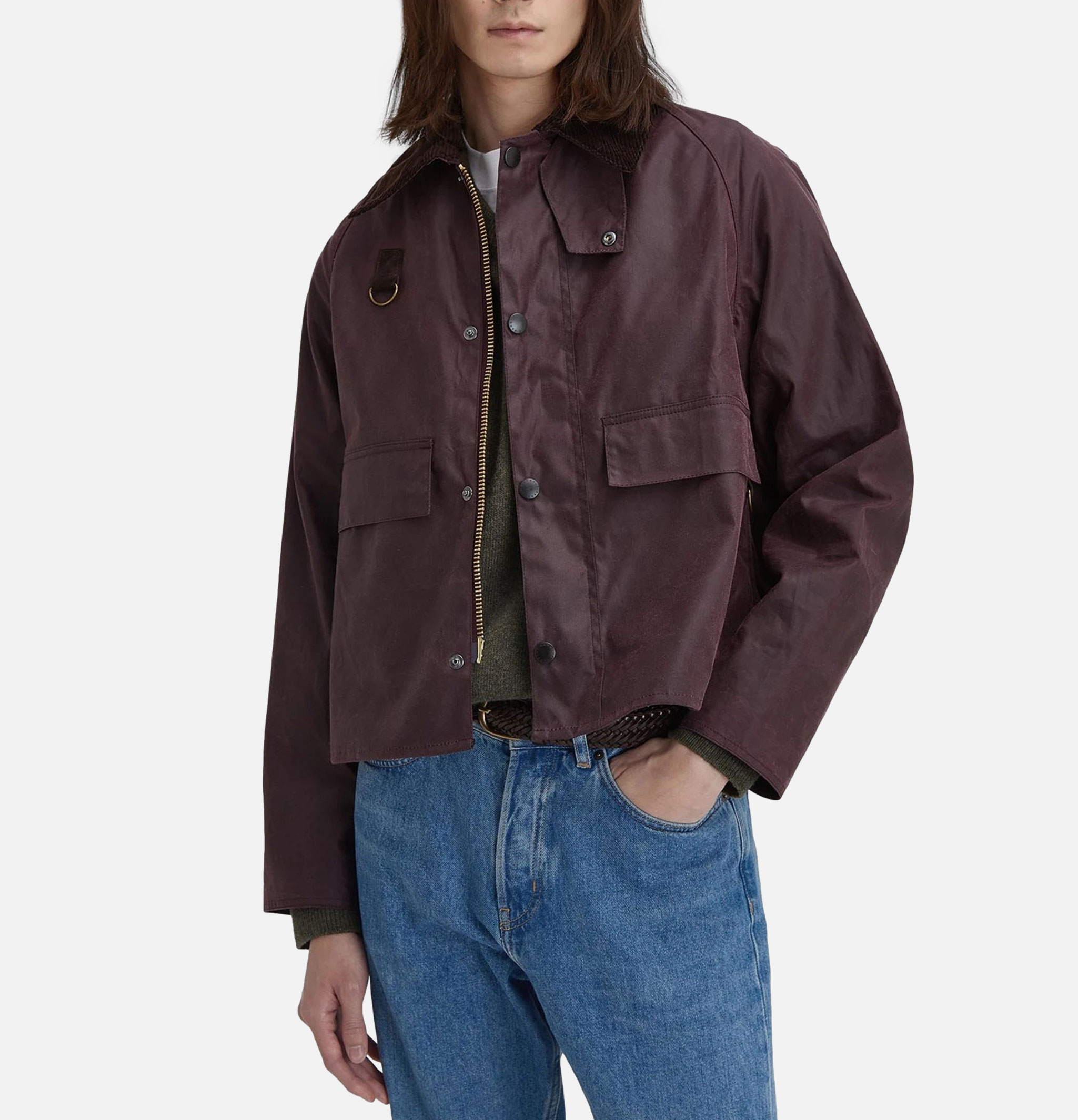 Barbour Spey Jacket Wax Bordeaux
