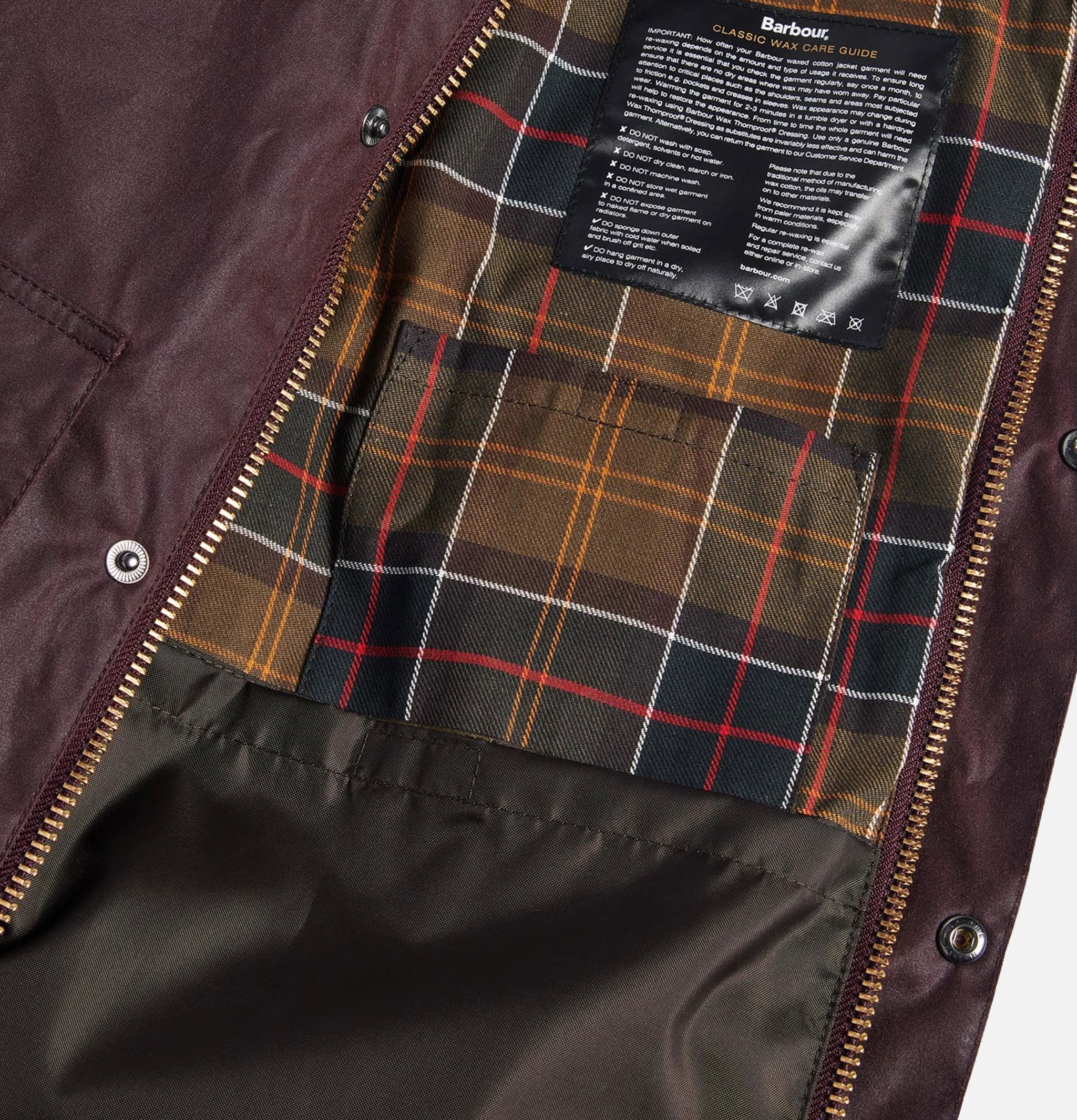 Barbour Spey Jacket Wax Bordeaux