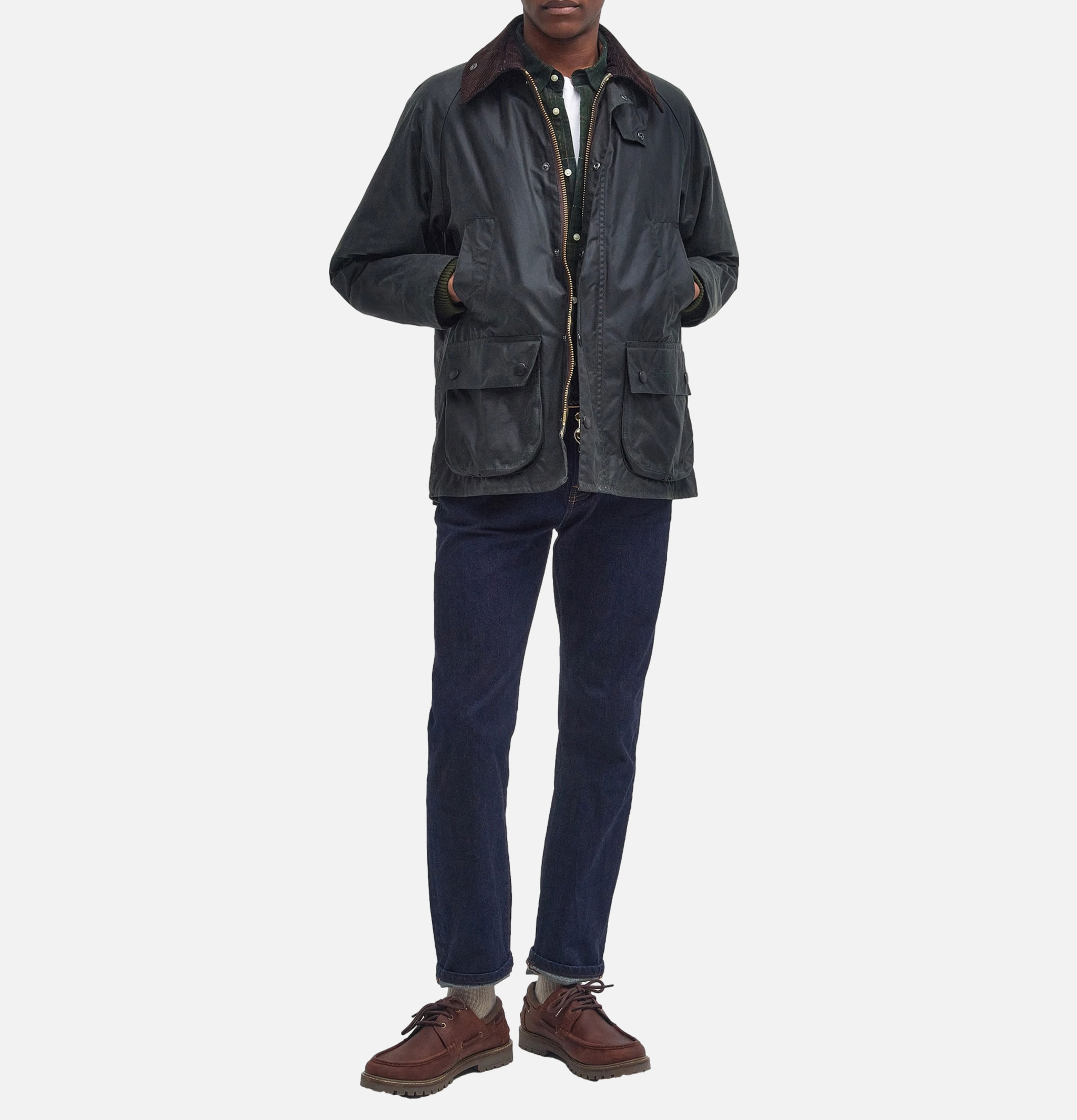 Barbour Bedale Wax Sage