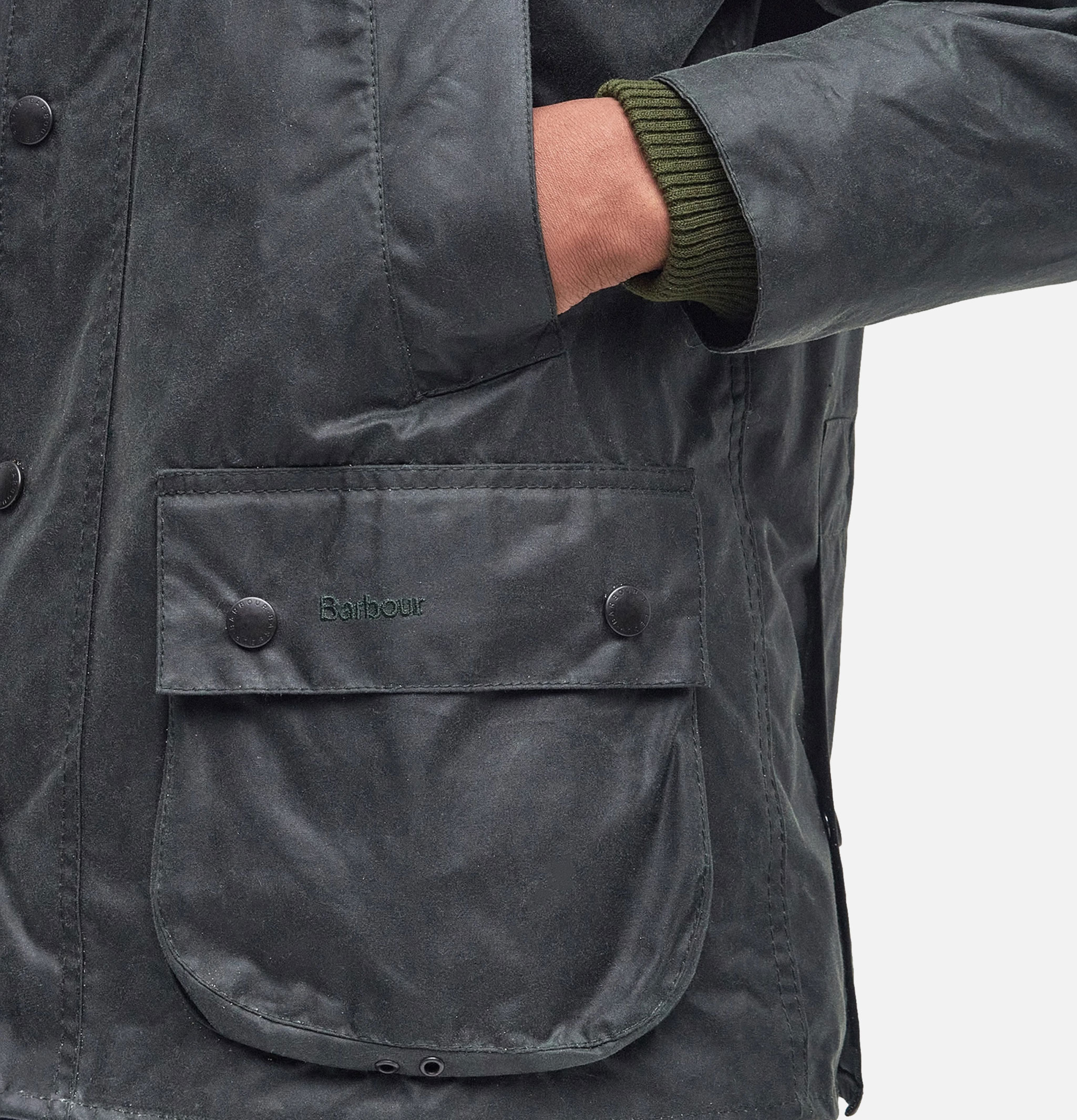 Barbour Bedale Wax Sage