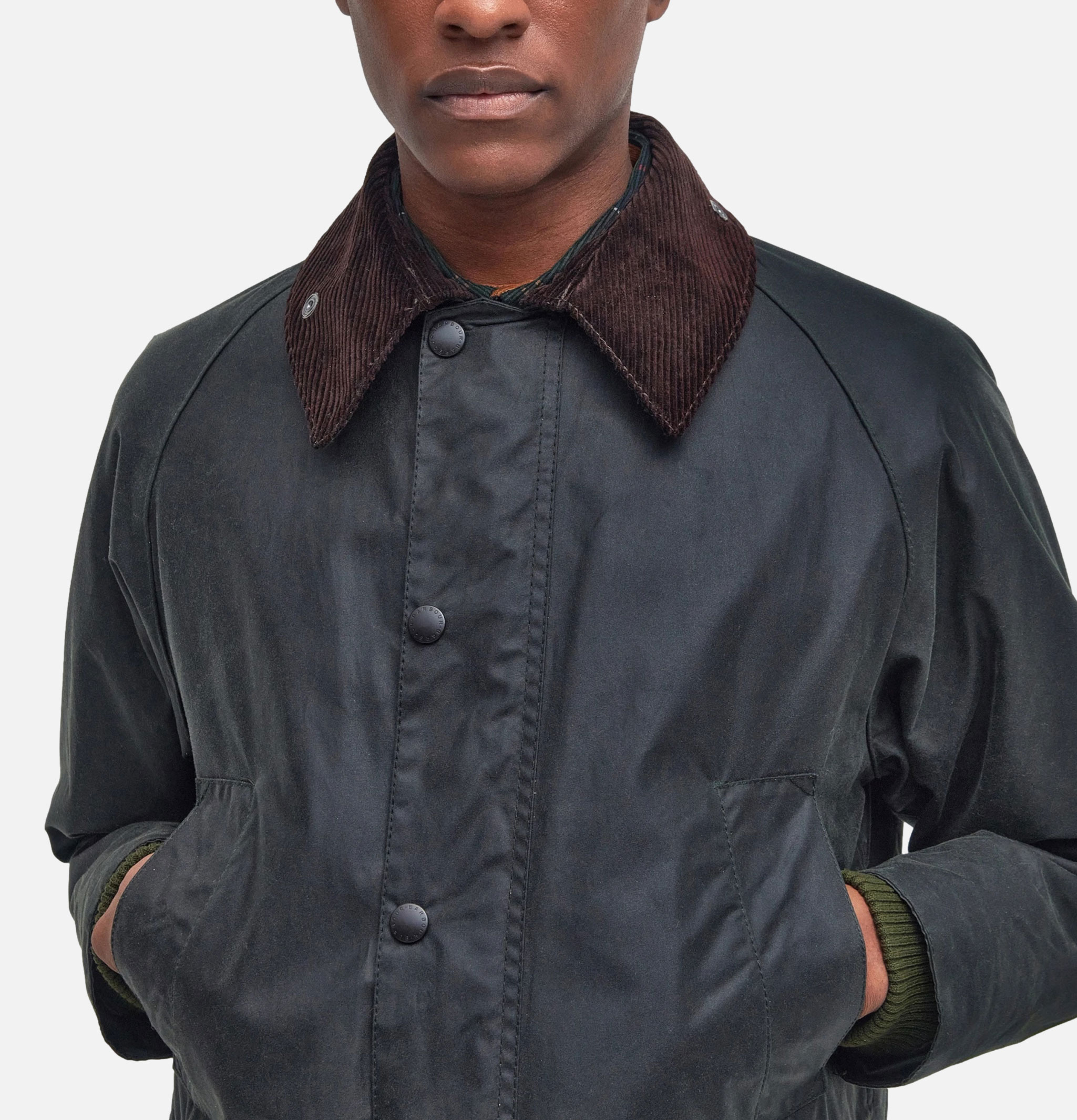 Barbour Bedale Wax Sage