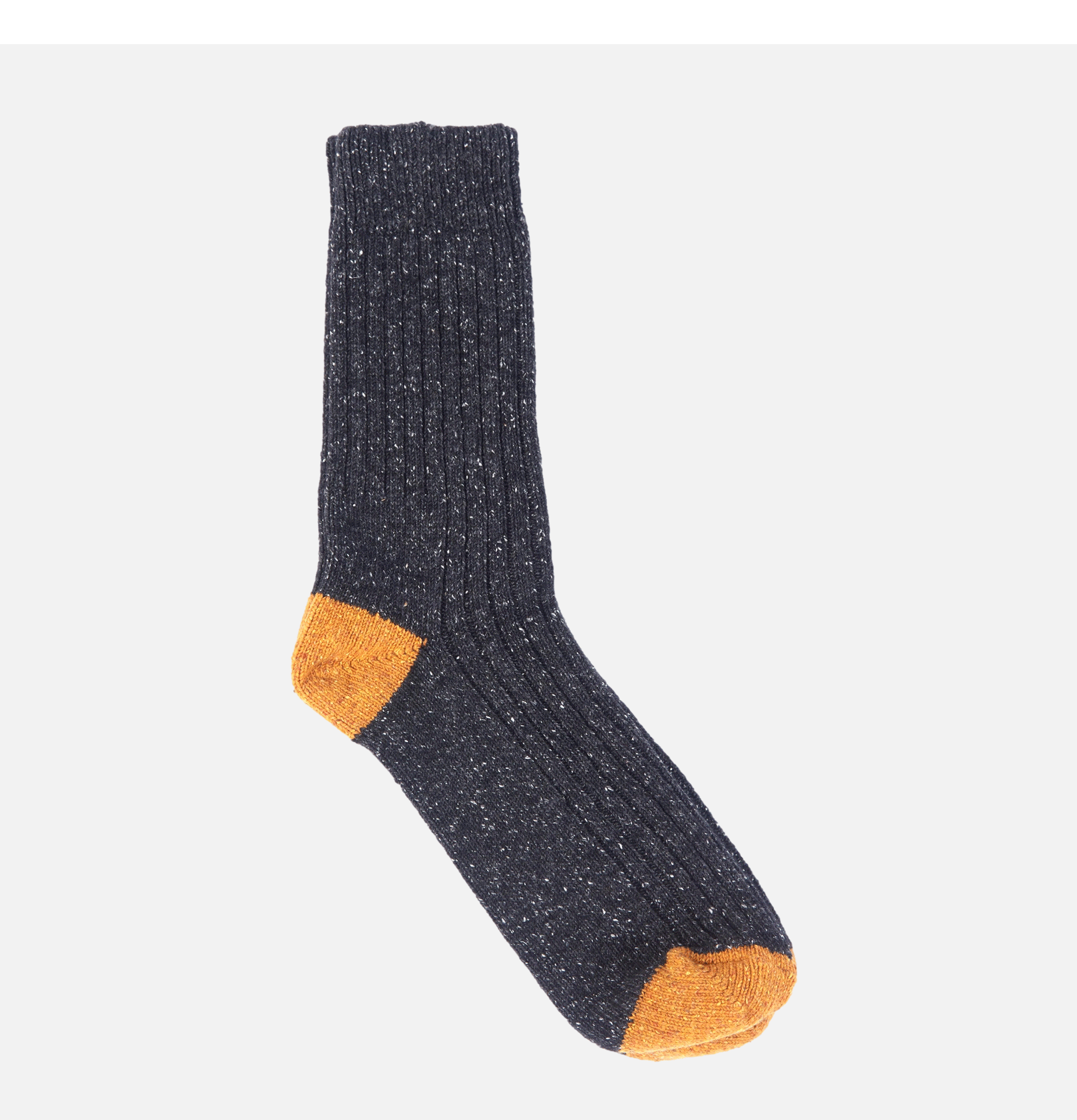 Chaussettes Barbour Houghton Charcoal Ochre