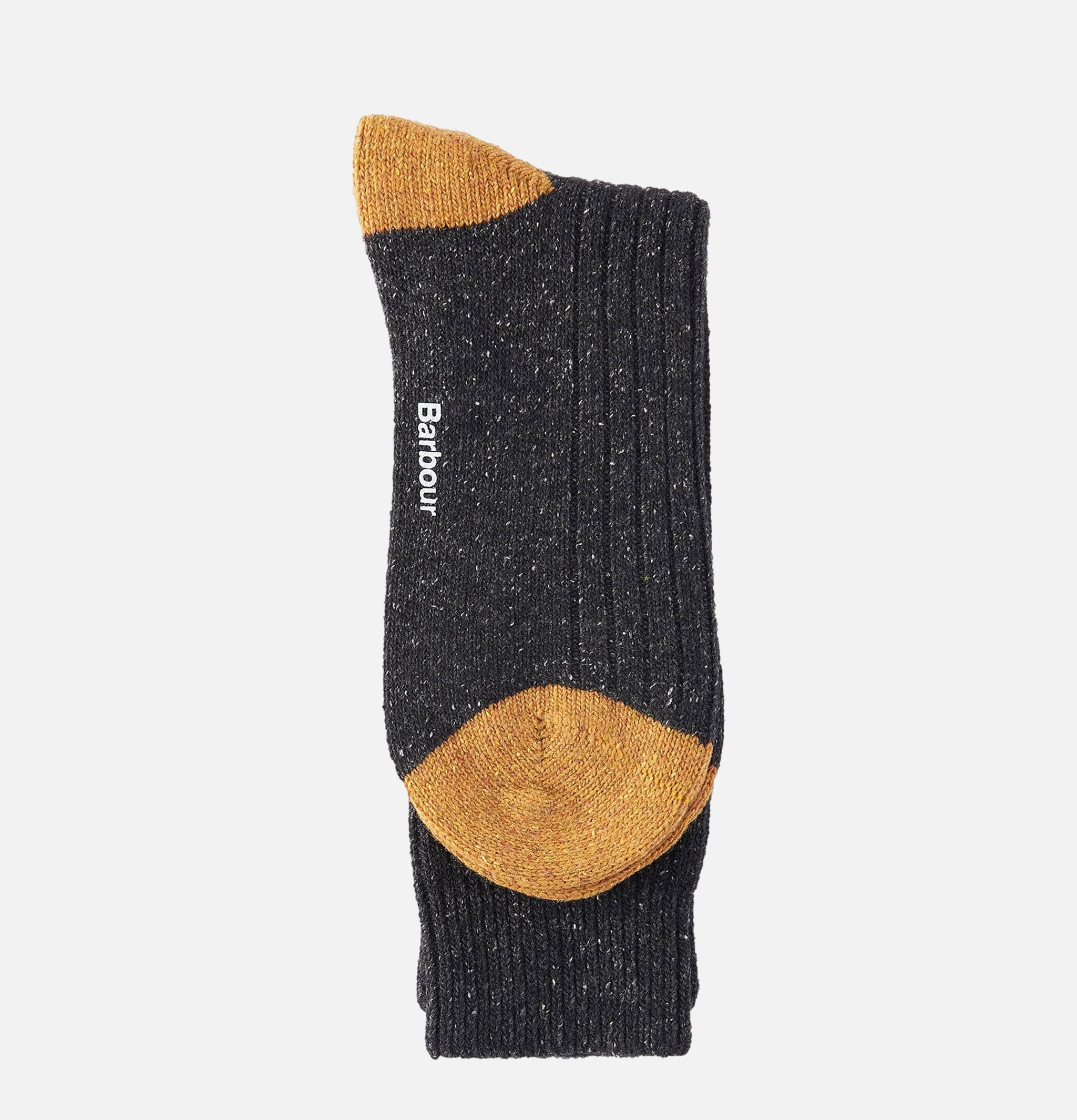 Barbour Houghton Charcoal Ochre Socks