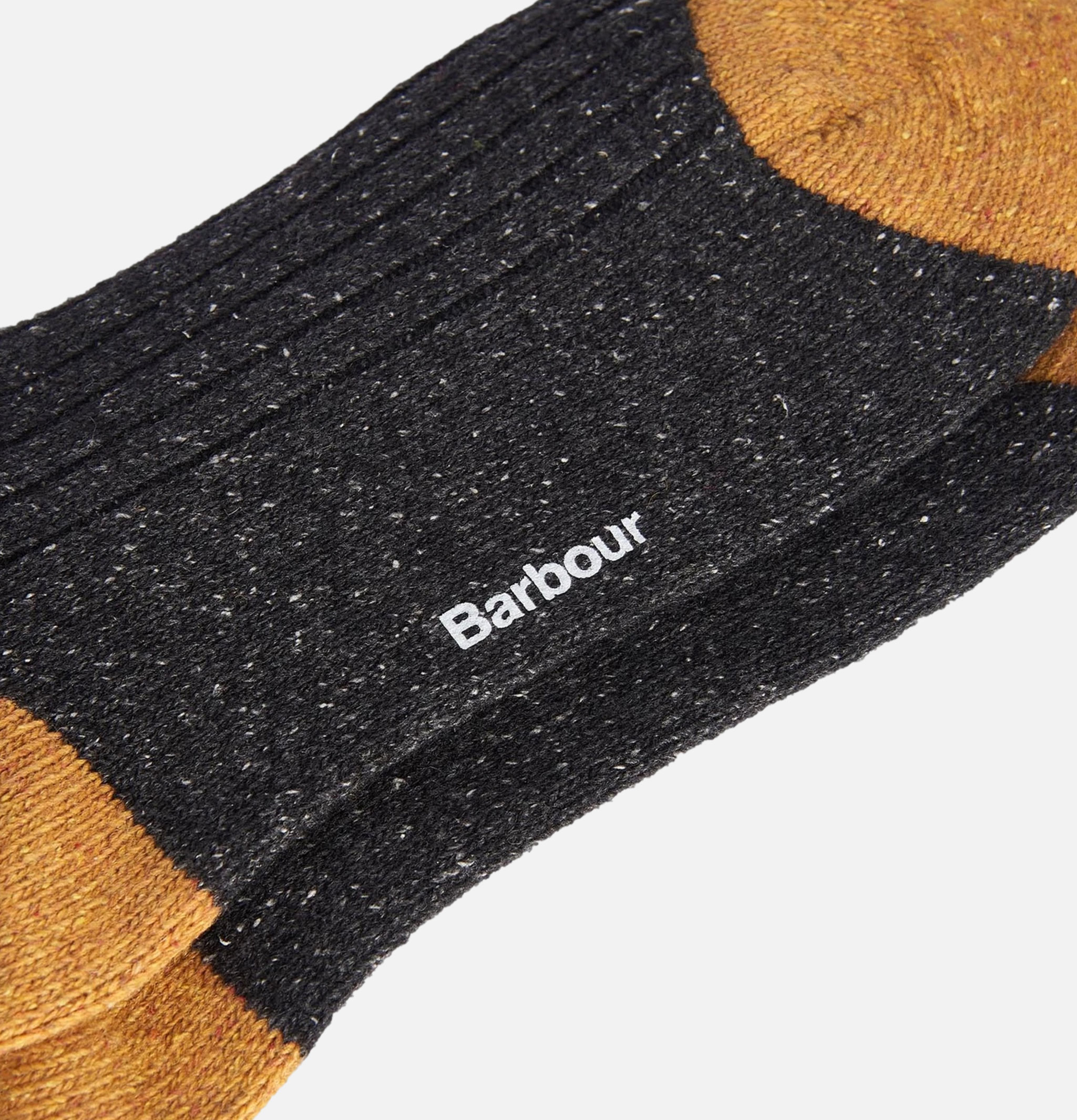 Barbour Houghton Charcoal Ochre Socks