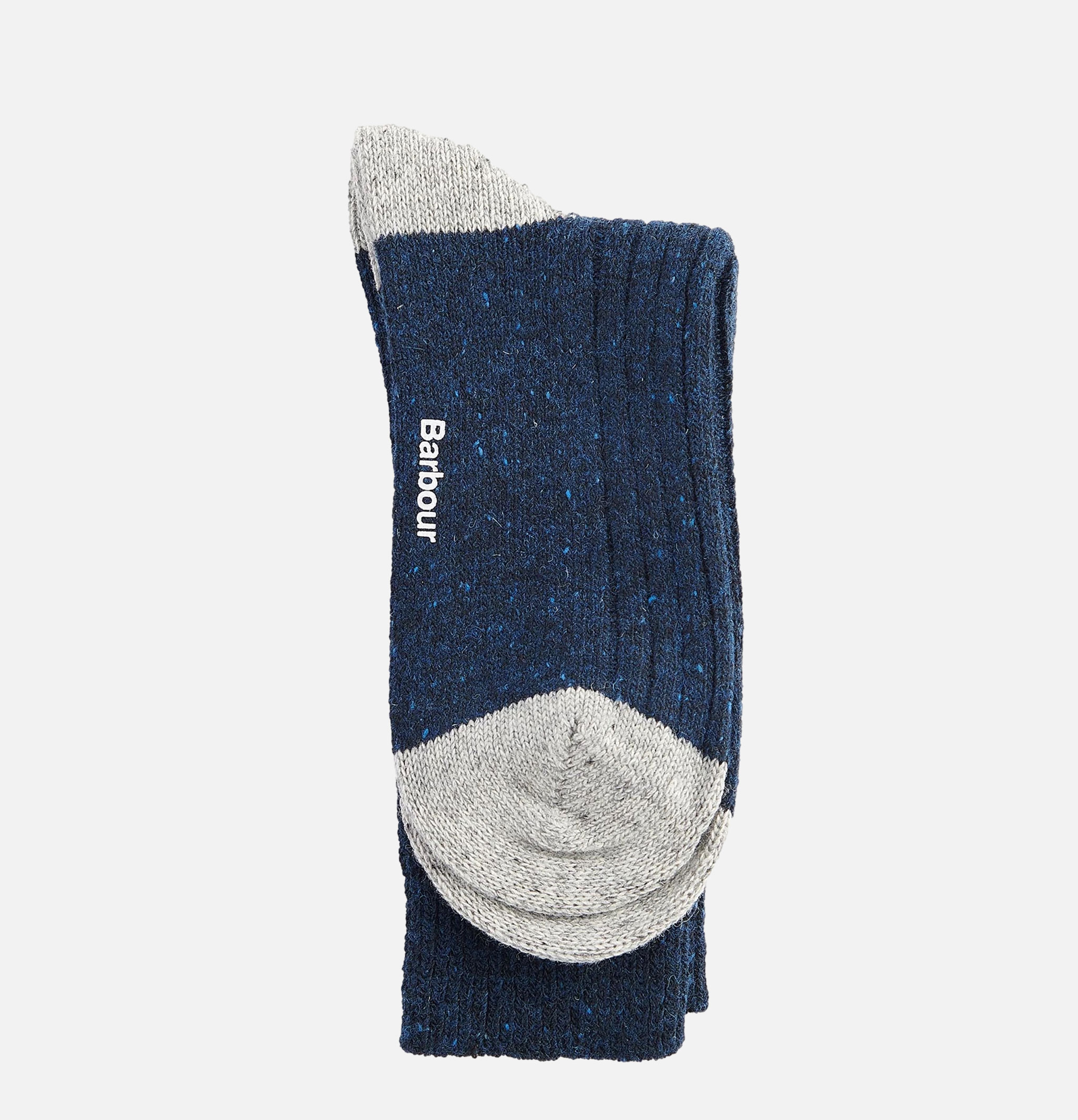 Barbour Houghton Navy Grey Socks