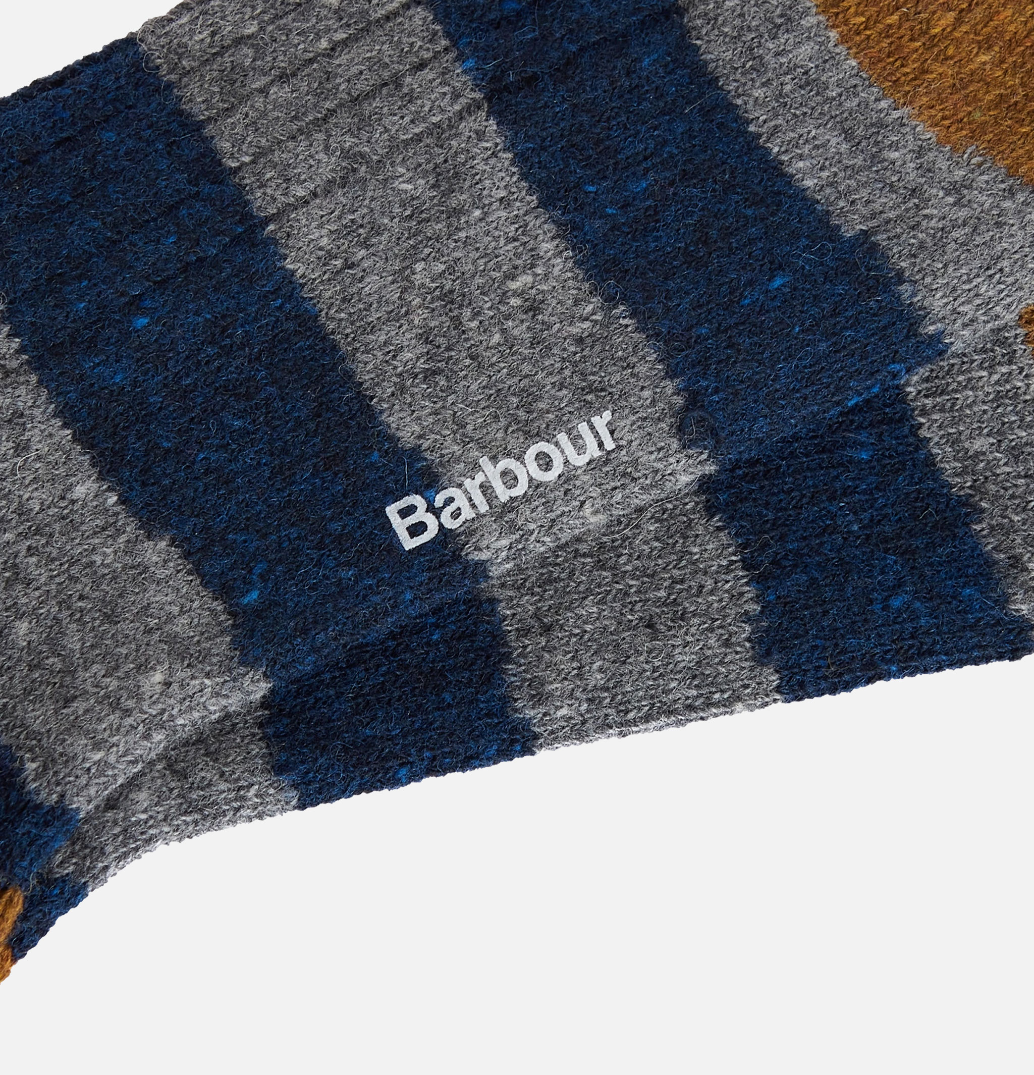 Barbour Houghton Asphalt Navy Socks
